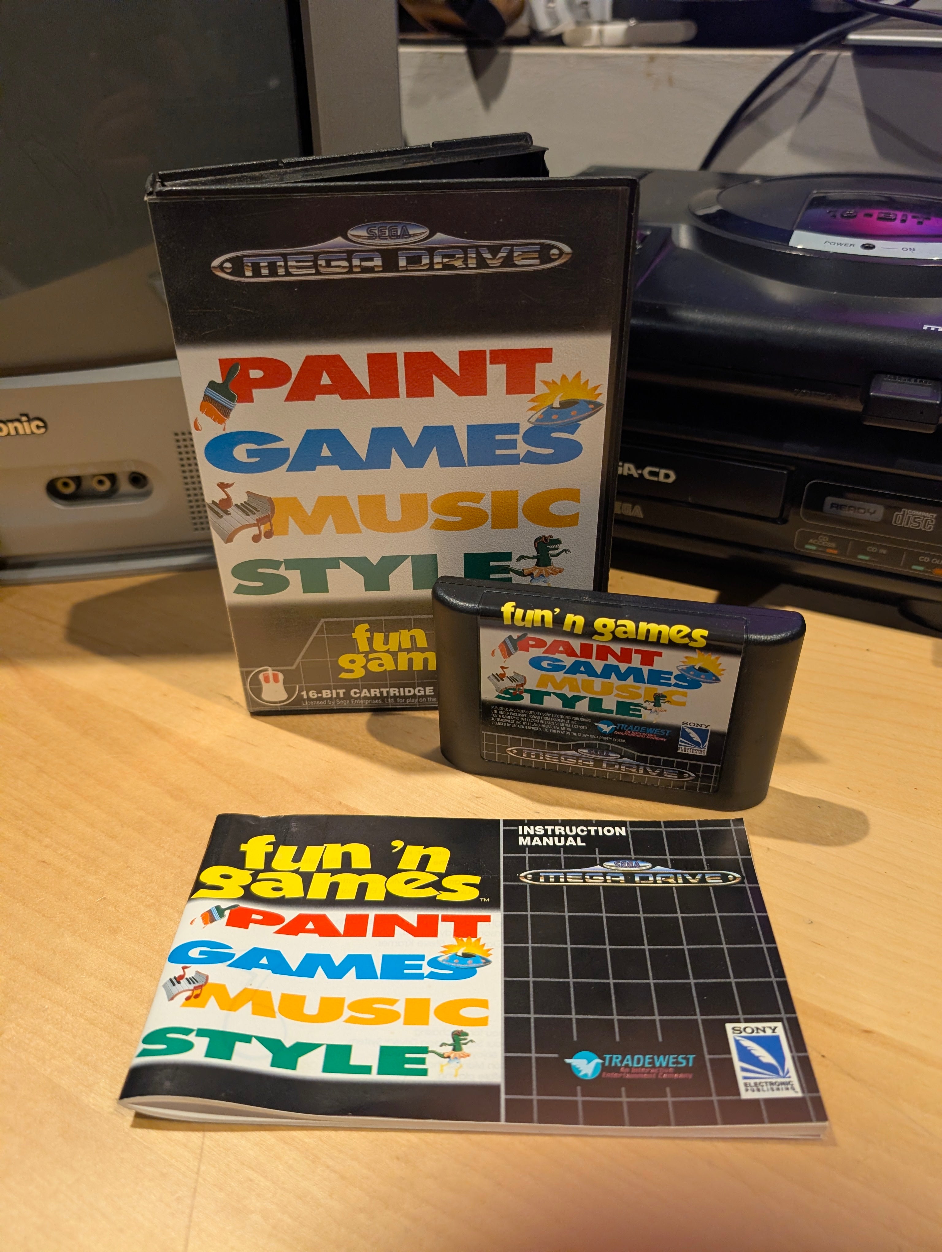 Fun 'n Games - Sega Mega Drive - CIB - Tested & Working