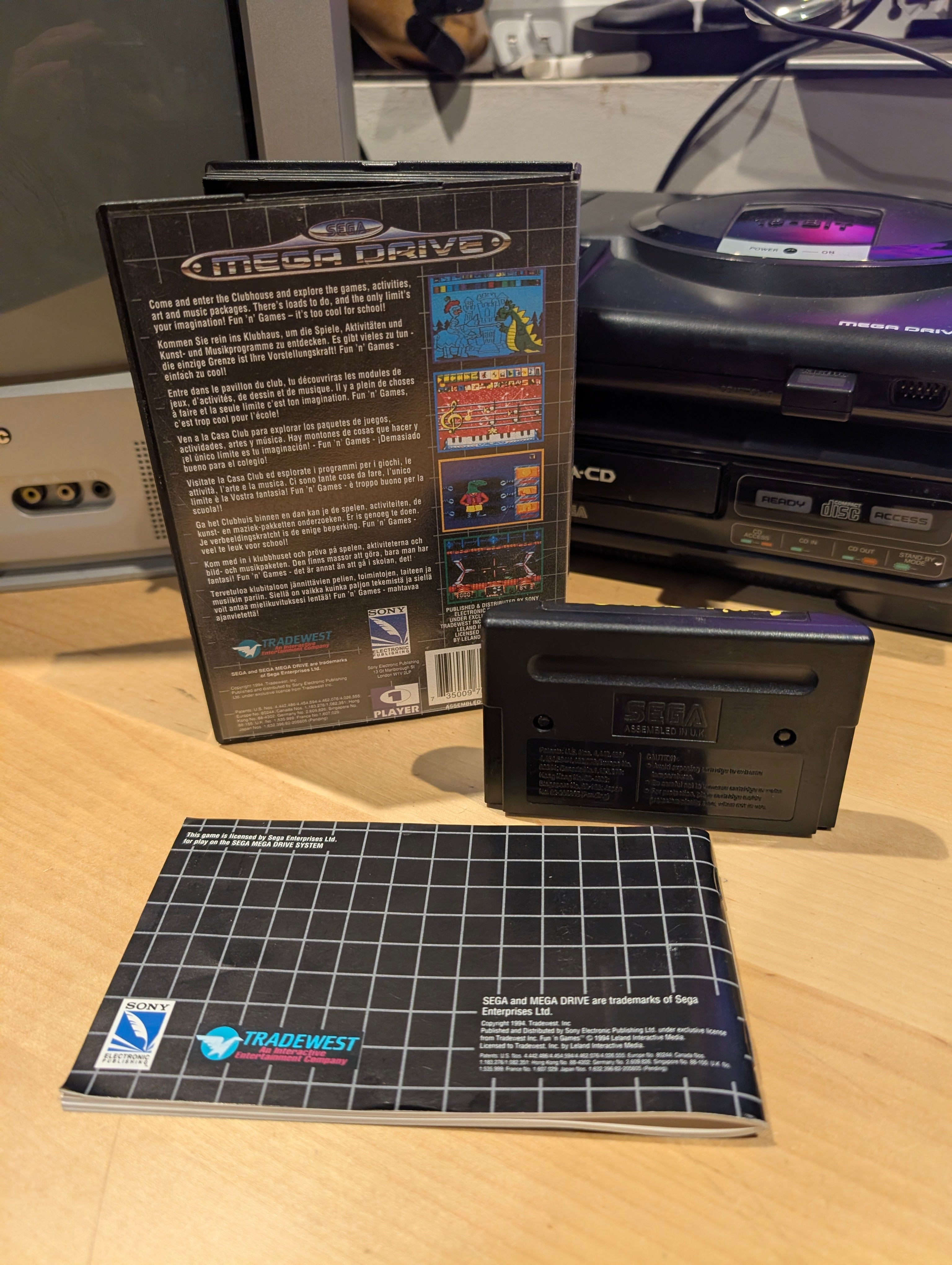 Fun 'n Games - Sega Mega Drive - CIB - Tested & Working