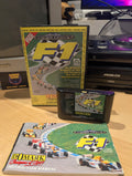 F1 - Sega Mega Drive - CIB - Tested & Working