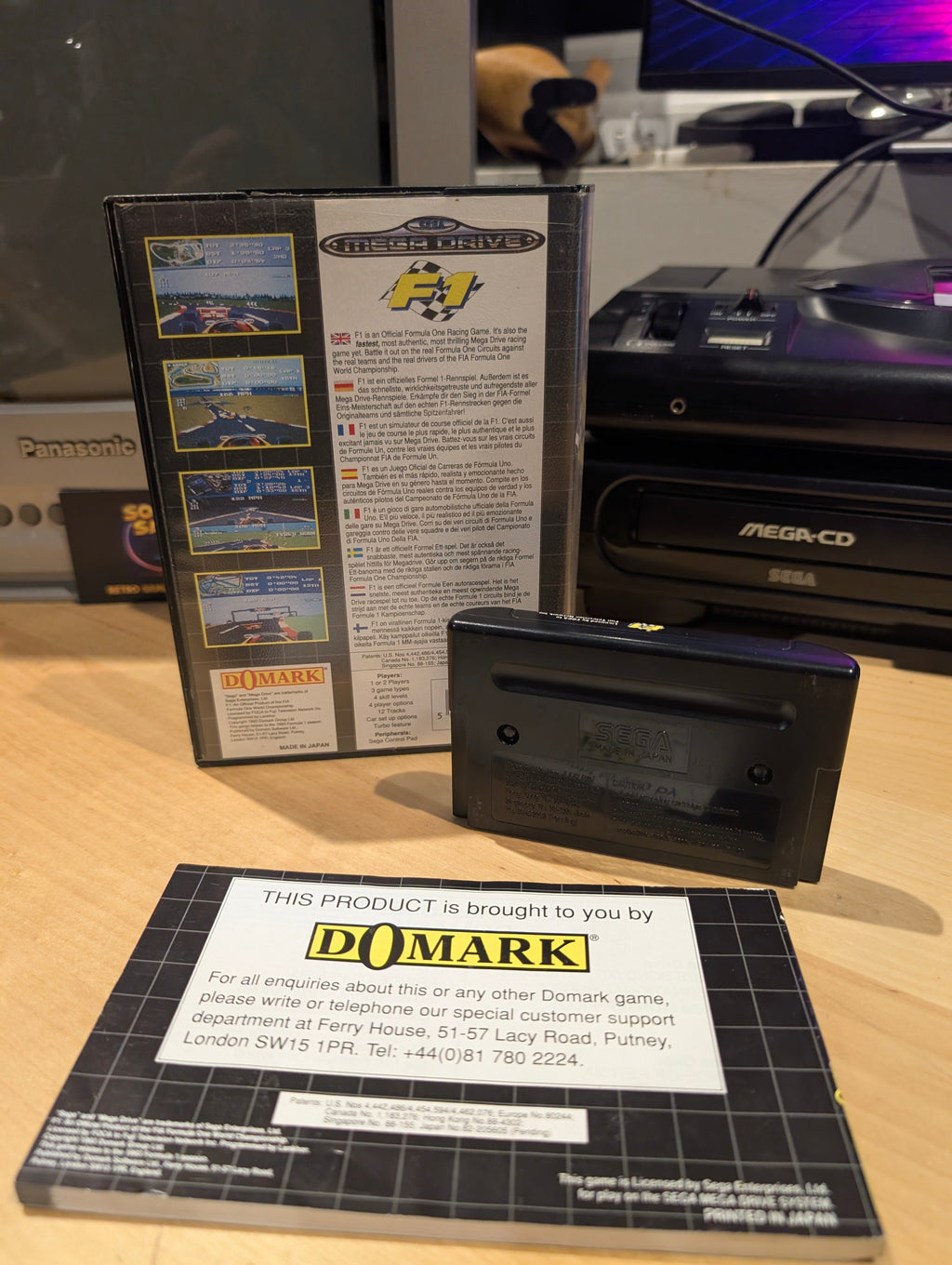 F1 - Sega Mega Drive - CIB - Tested & Working
