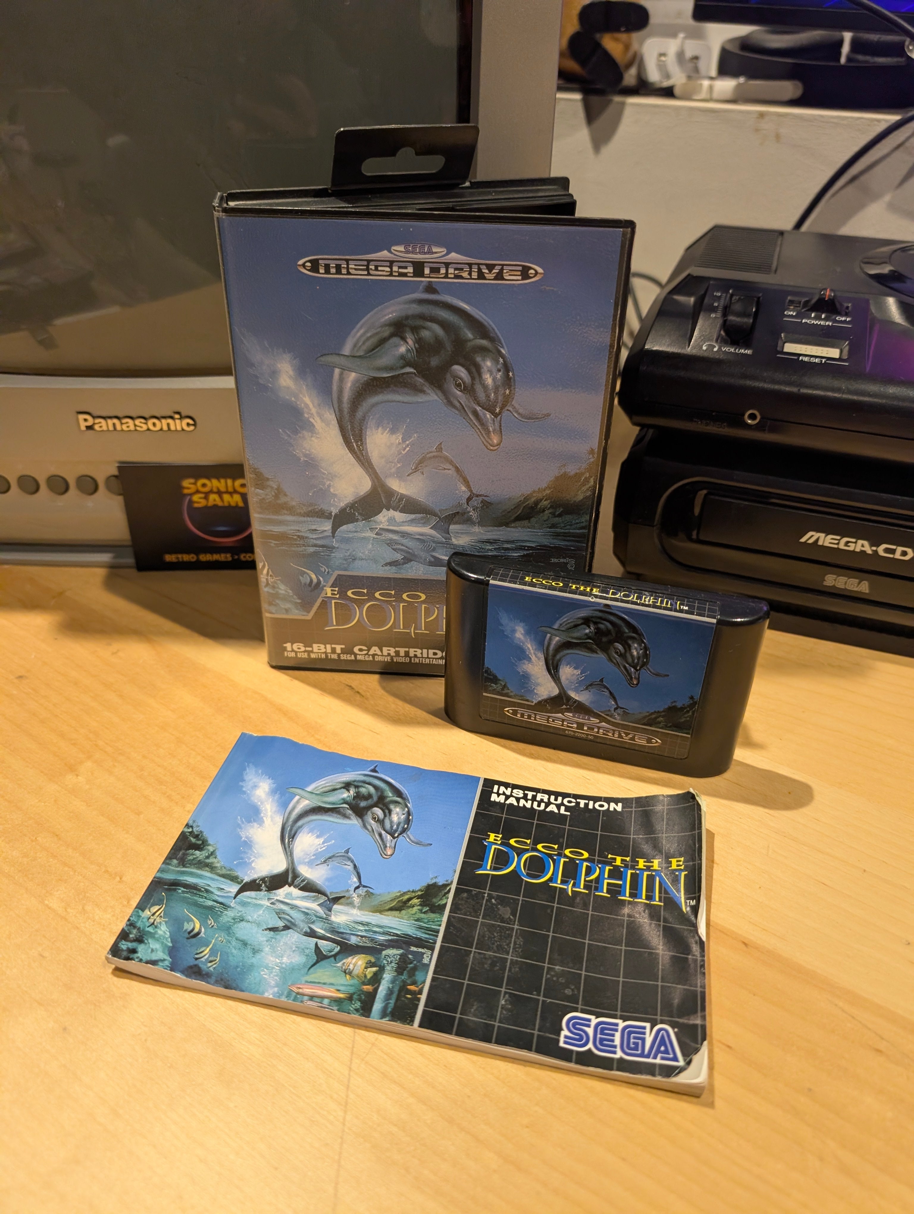 Ecco the Dolphin - Sega Mega Drive - CIB - Tested & Working