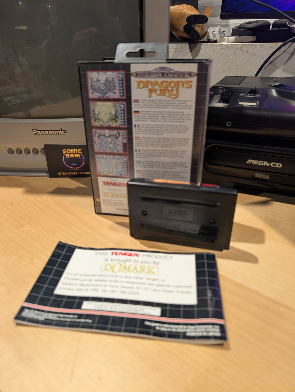 Dragon's Fury - Sega Mega Drive - CIB - Tested & Working