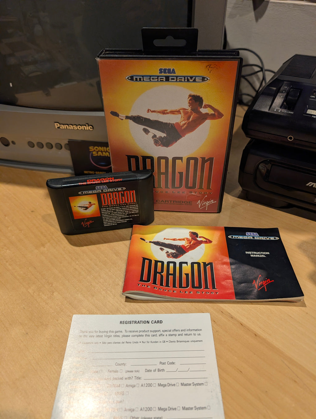 Dragon the Bruce Lee Story - Sega Mega Drive - CIB - Tested & Working