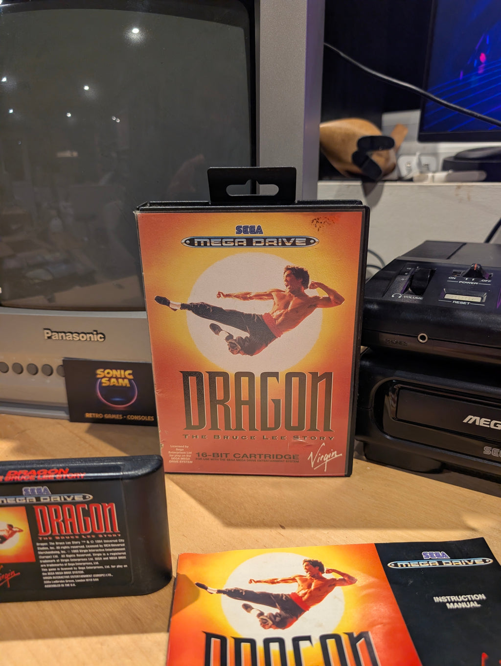 Dragon the Bruce Lee Story - Sega Mega Drive - CIB - Tested & Working