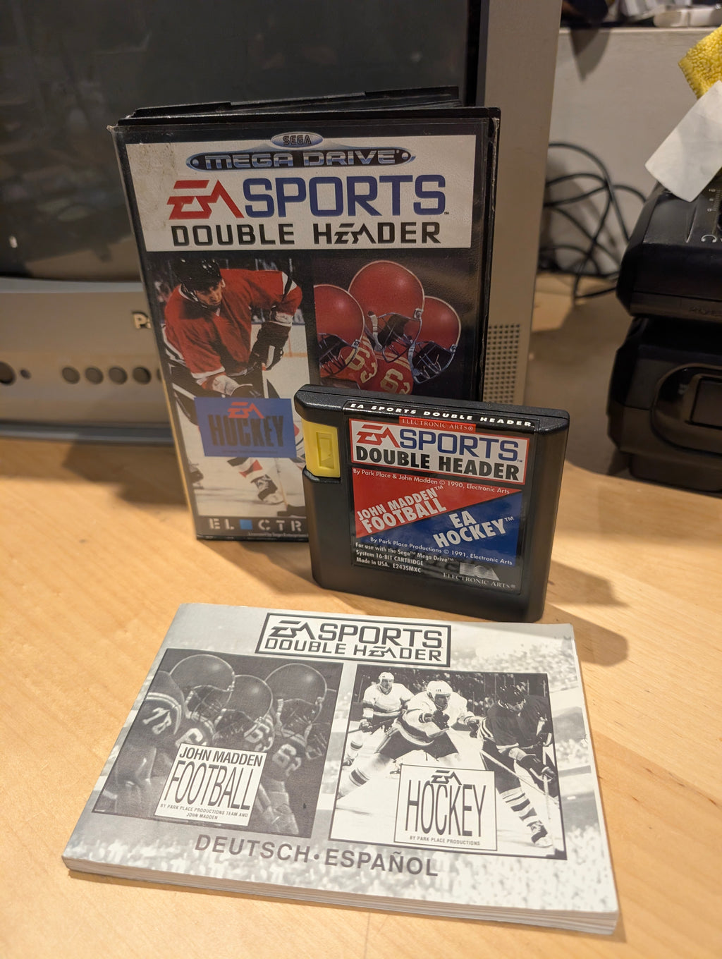 Double Header - Sega Mega Drive - CIB - Tested & Working