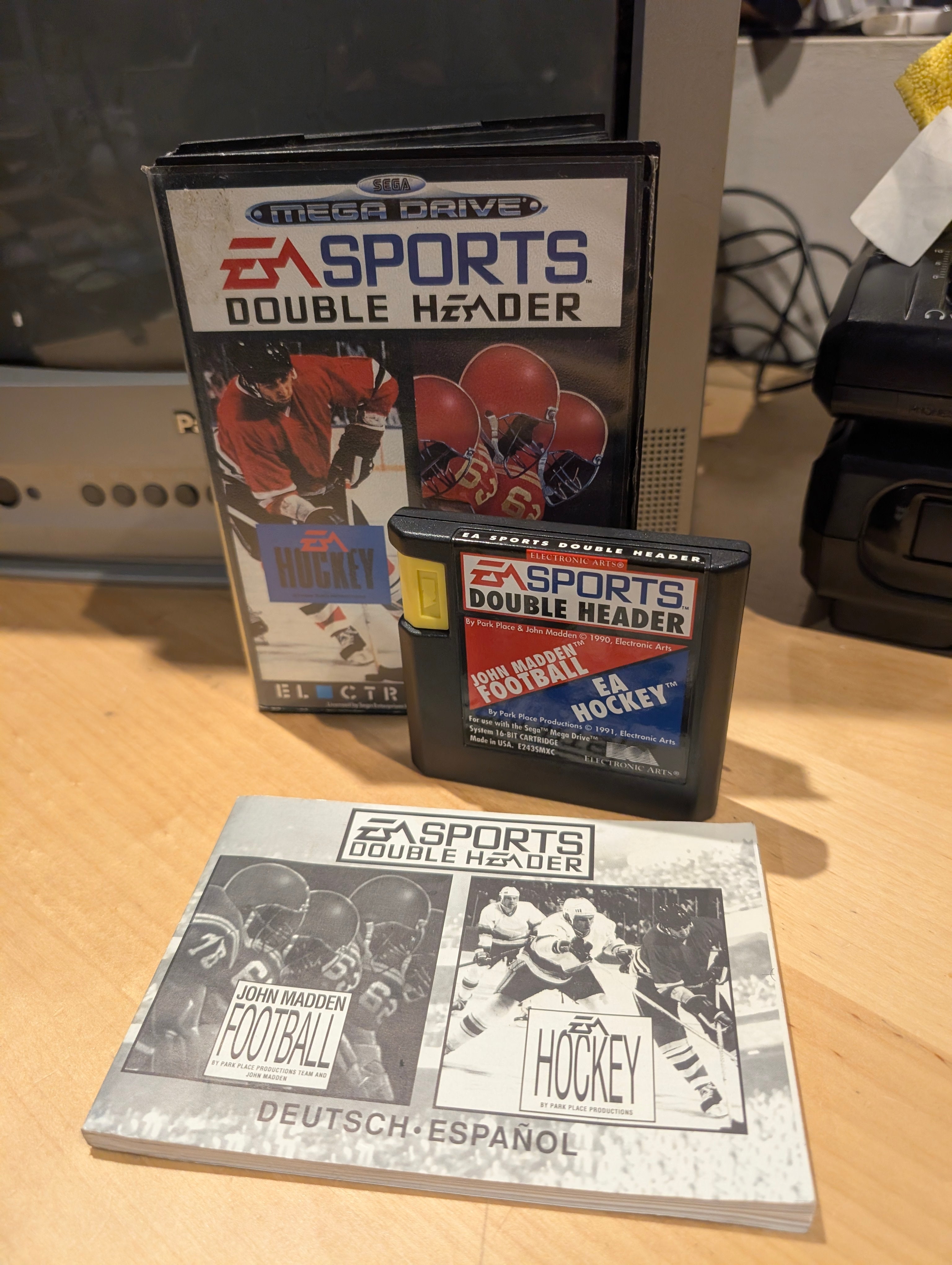 Double Header - Sega Mega Drive - CIB - Tested & Working