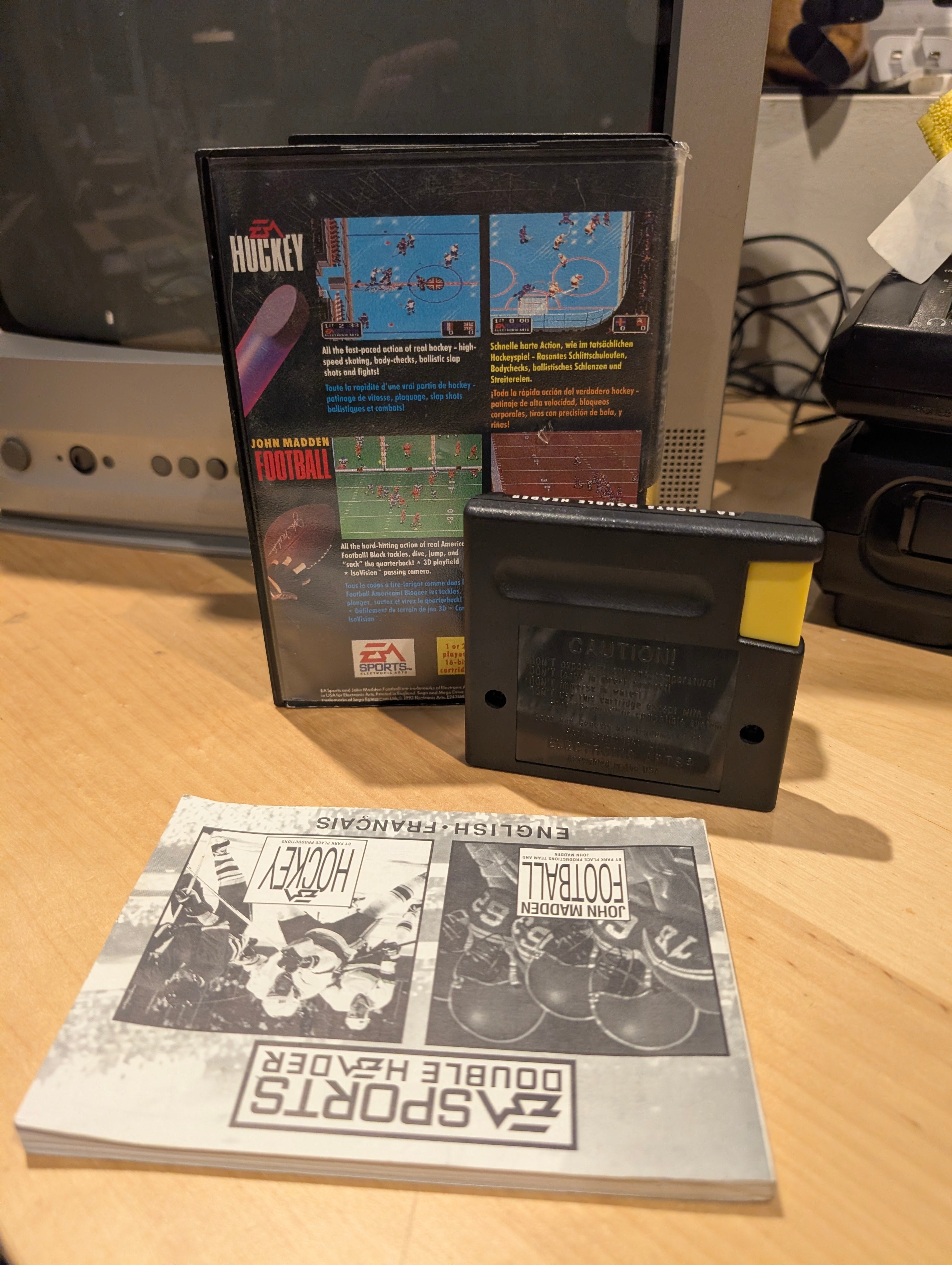 Double Header - Sega Mega Drive - CIB - Tested & Working