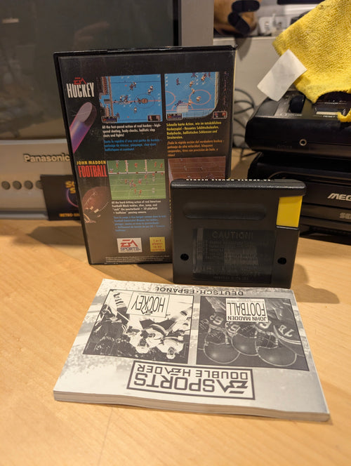 Double Header - Sega Mega Drive - CIB - Tested & Working