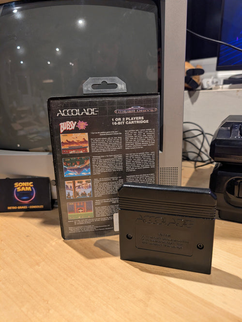 Bubsy - Sega Mega Drive - Boxed No Manual - Tested & Working