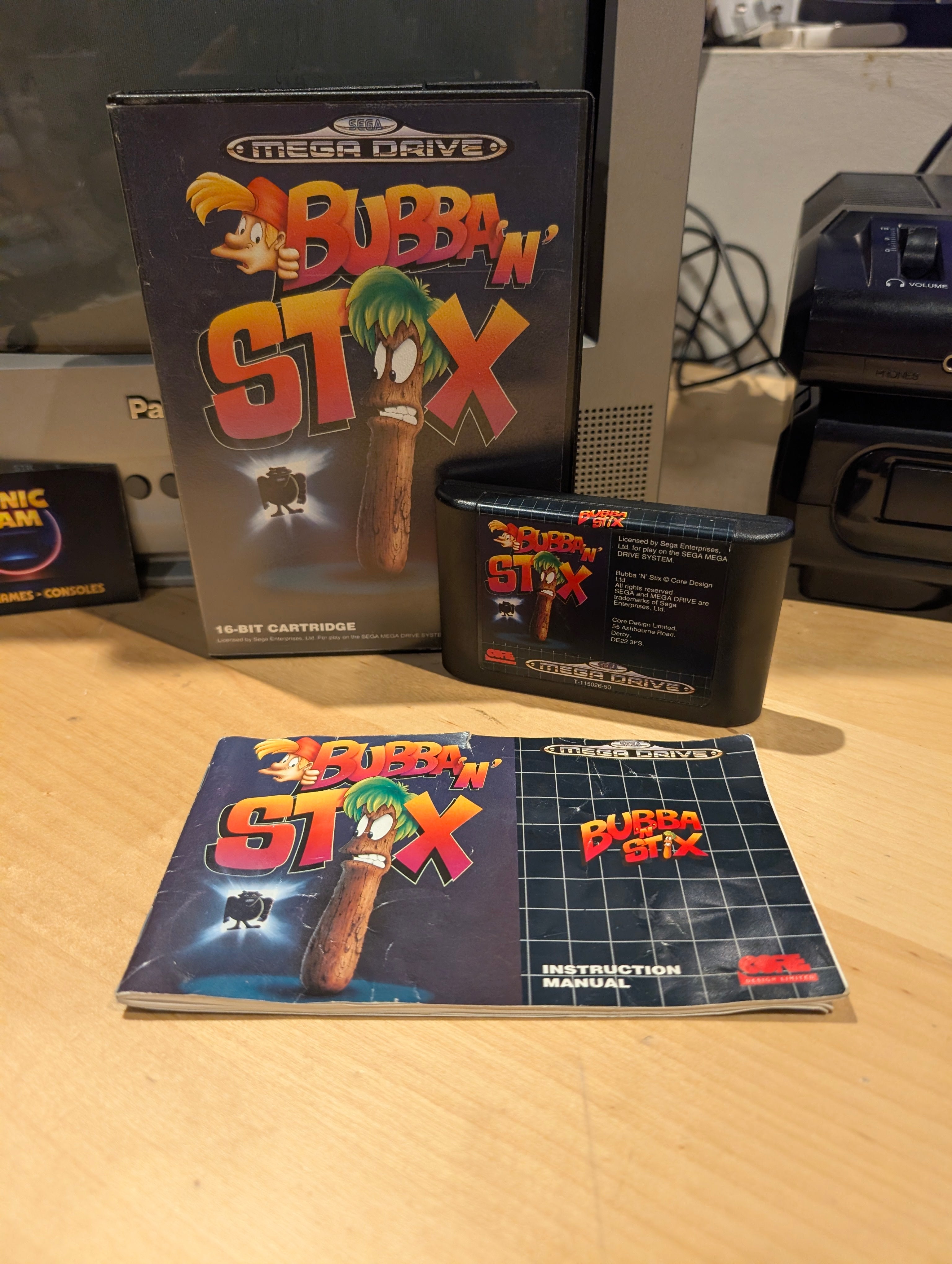 Bubba 'n' Stix - Sega Mega Drive - CIB - Tested & Working