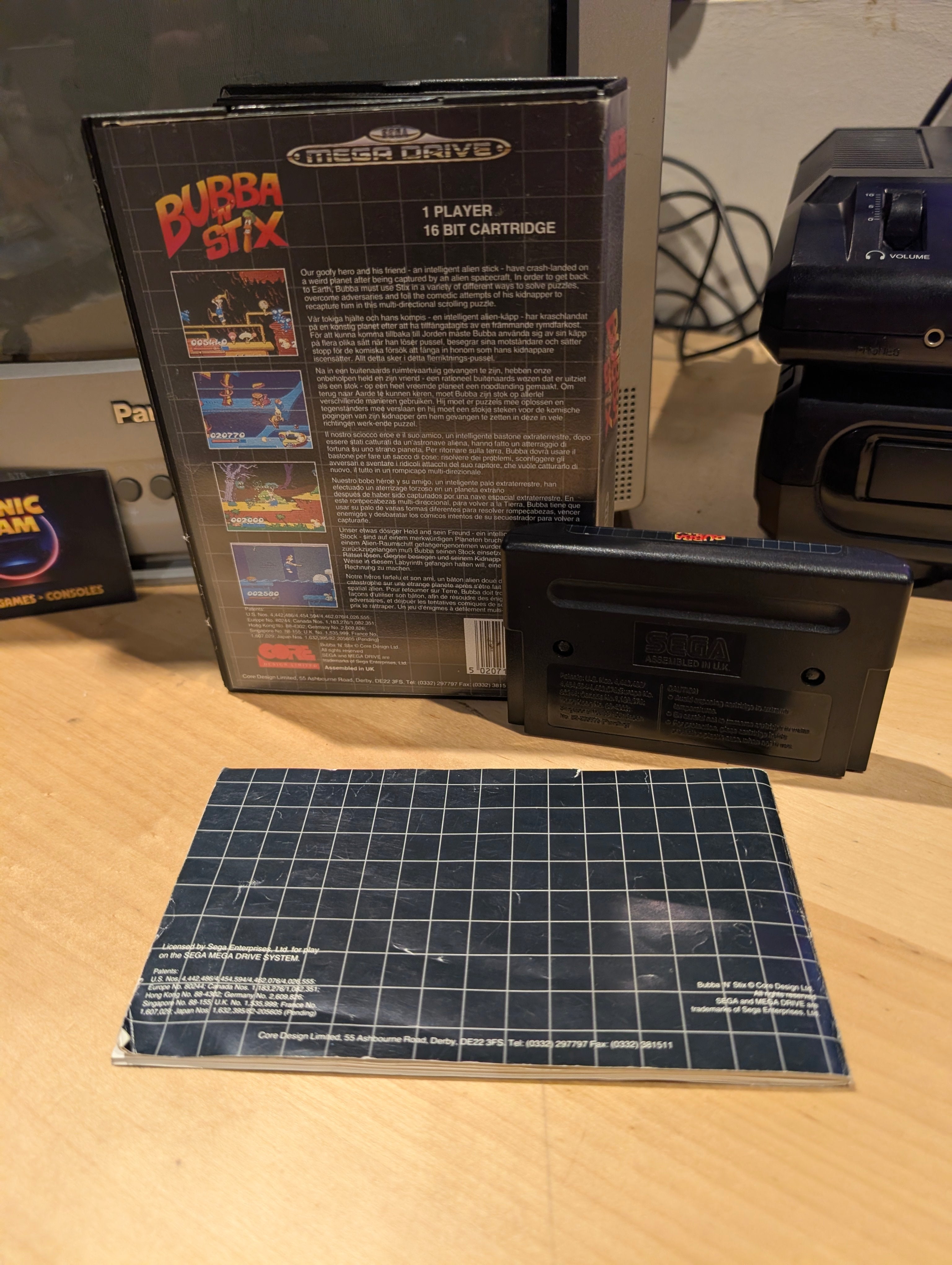 Bubba 'n' Stix - Sega Mega Drive - CIB - Tested & Working