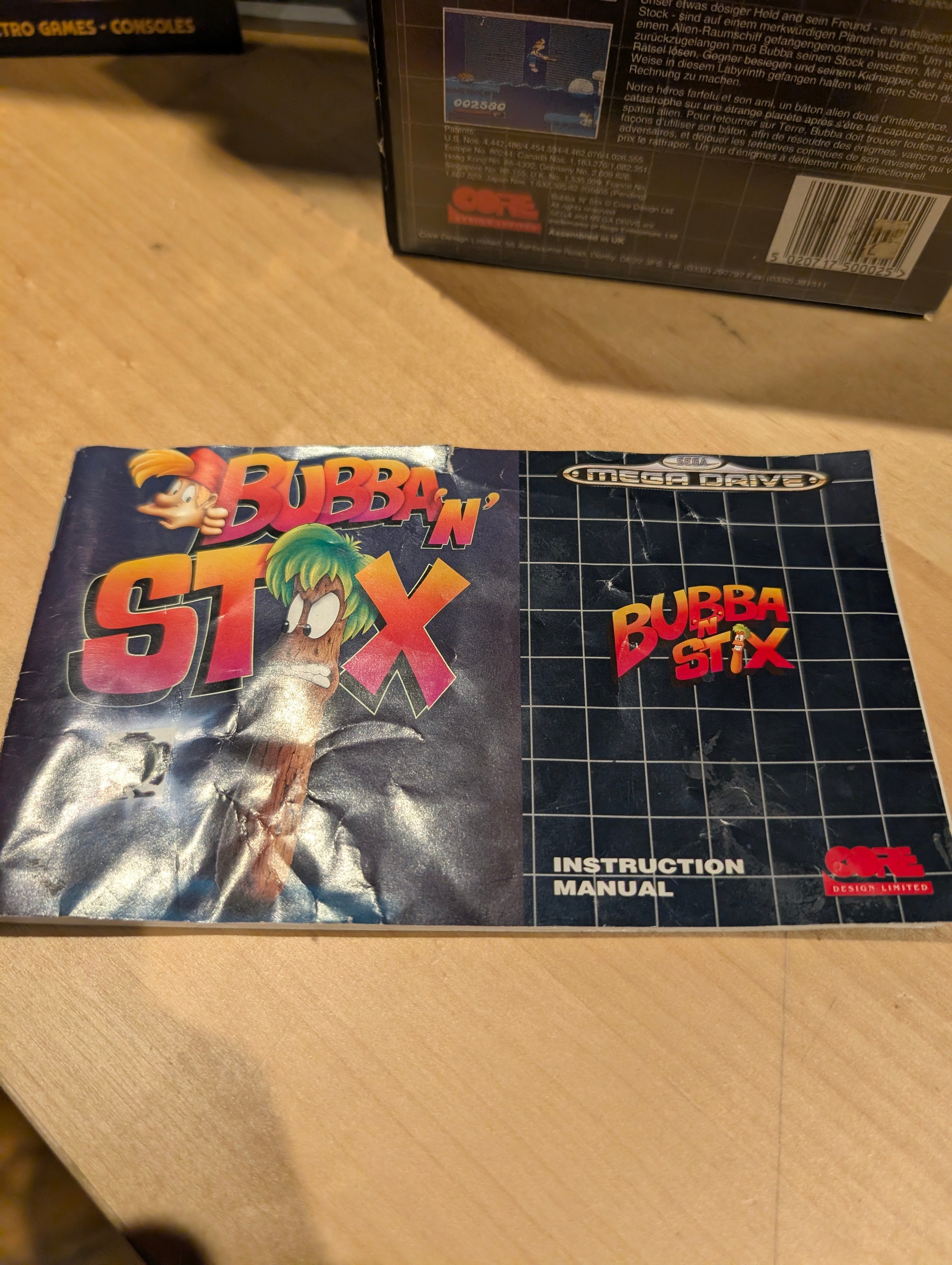 Bubba 'n' Stix - Sega Mega Drive - CIB - Tested & Working