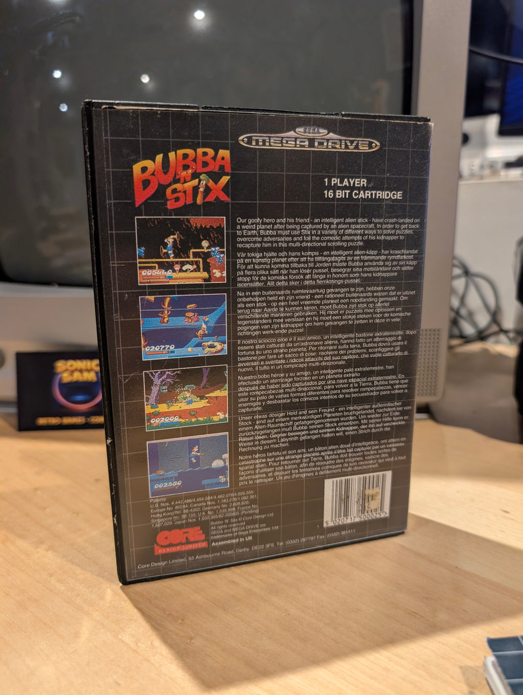Bubba 'n' Stix - Sega Mega Drive - CIB - Tested & Working