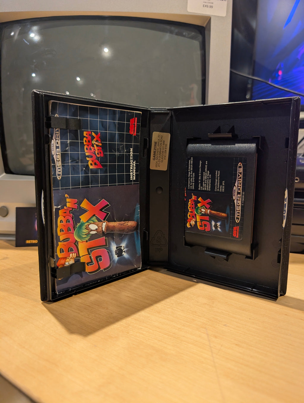 Bubba 'n' Stix - Sega Mega Drive - CIB - Tested & Working