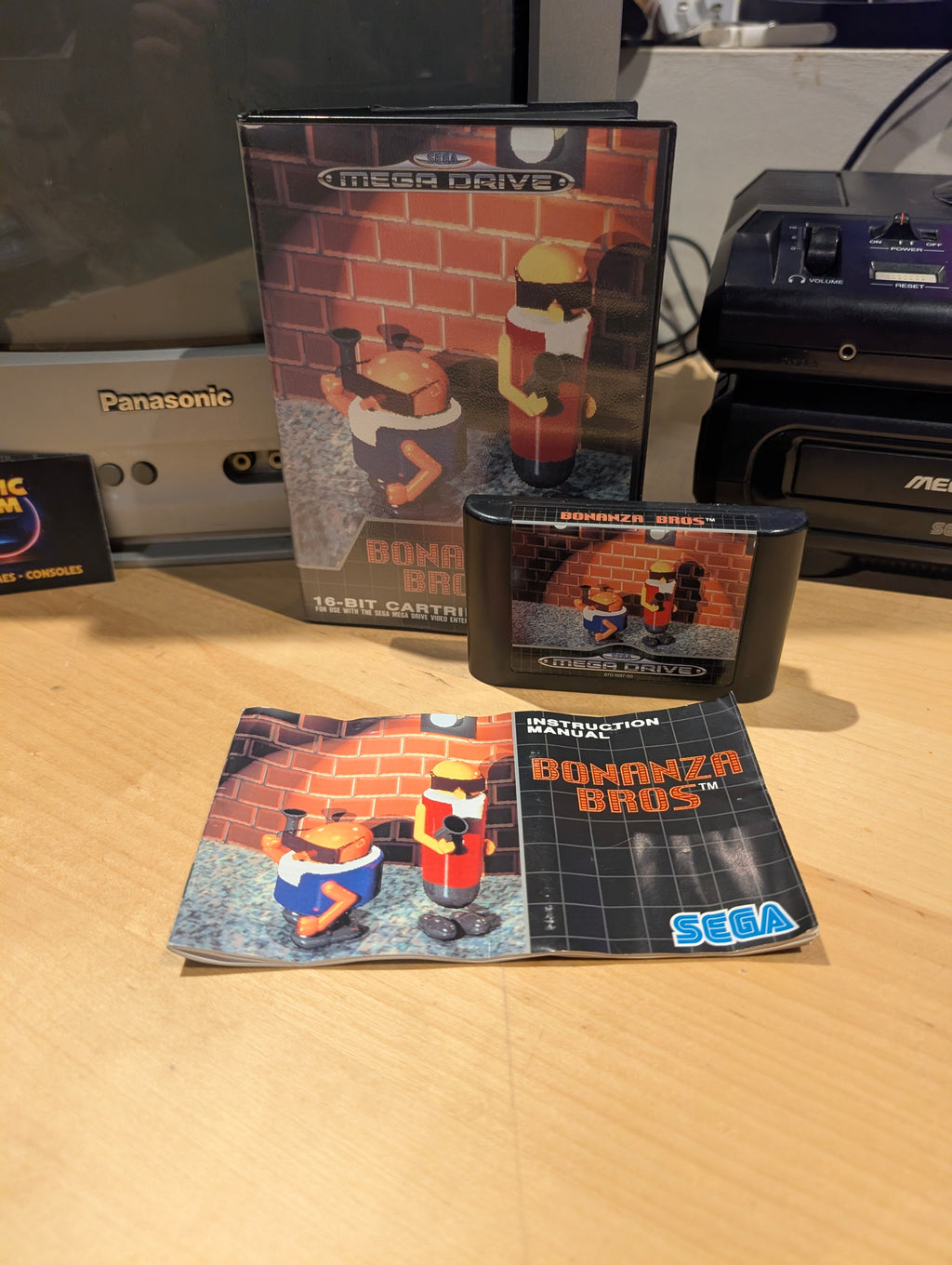 Bonanza Bros. - Sega Mega Drive - CIB - Tested & Working