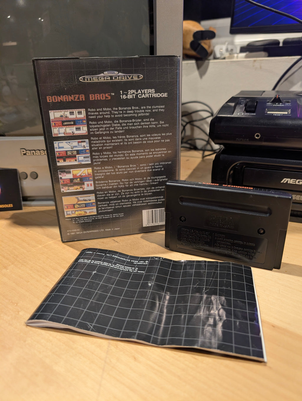 Bonanza Bros. - Sega Mega Drive - CIB - Tested & Working