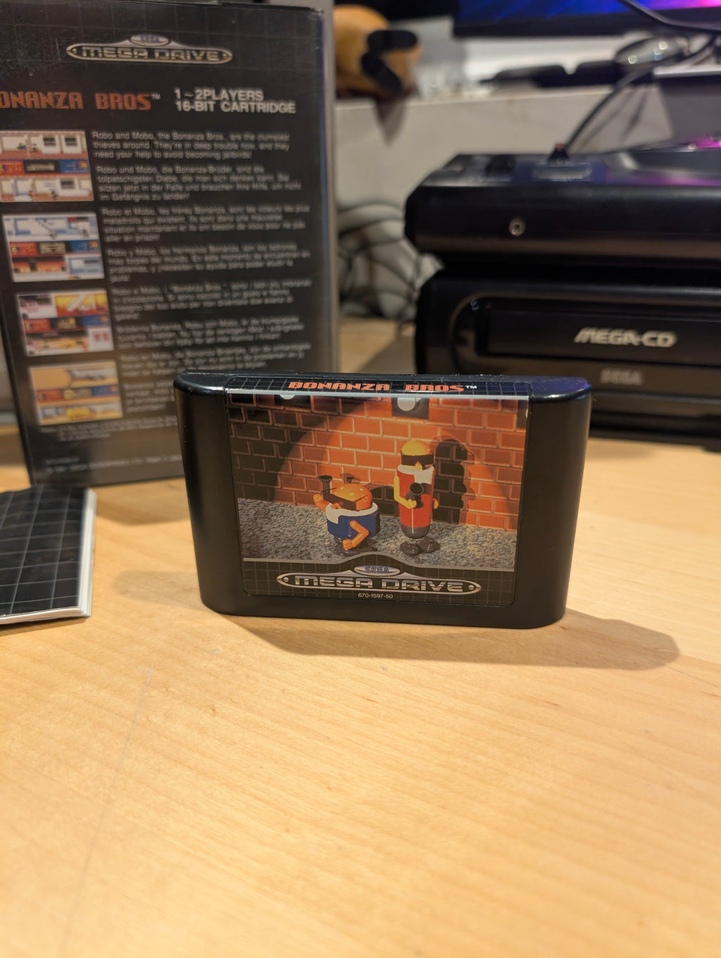 Bonanza Bros. - Sega Mega Drive - CIB - Tested & Working