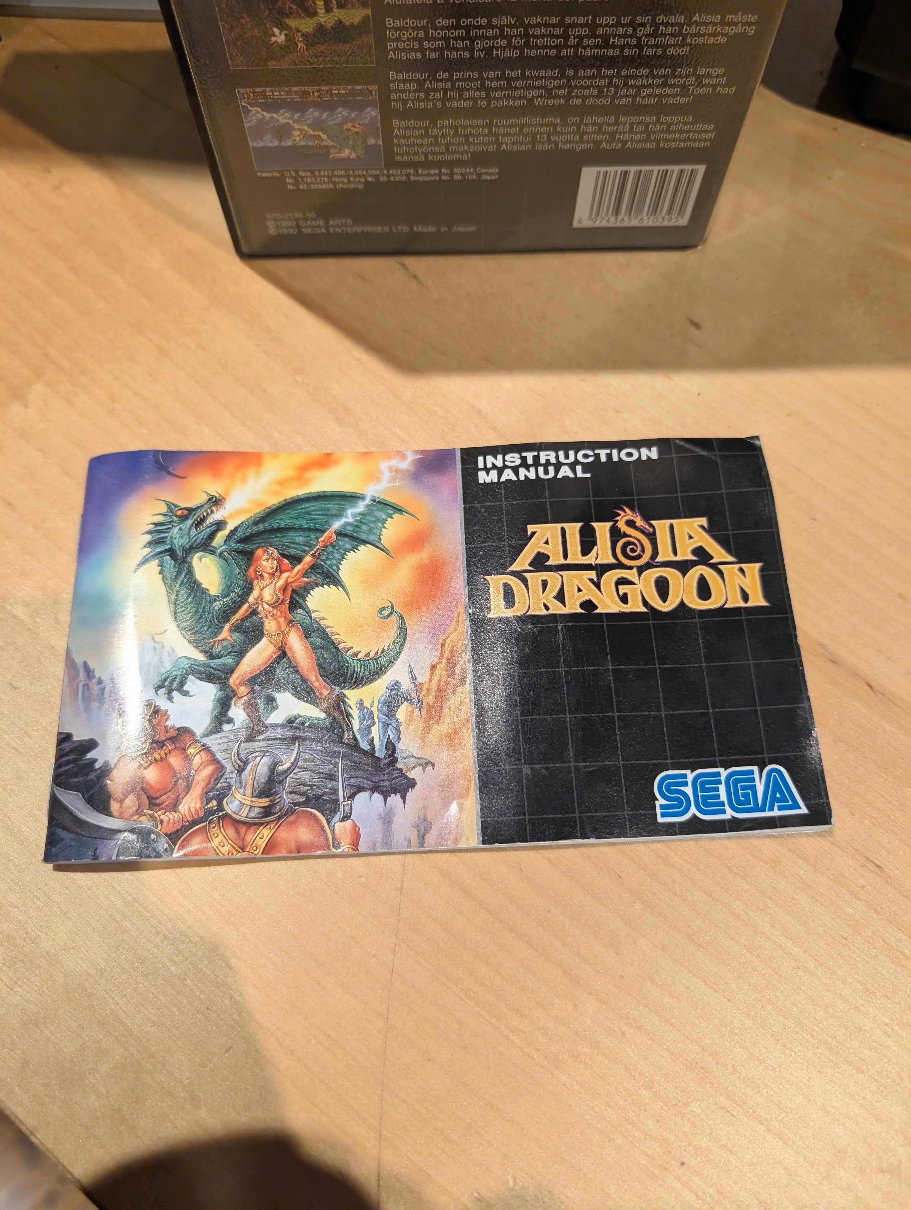 Alisia Dragoon - Sega Mega Drive - CIB - VGC - Tested & Working