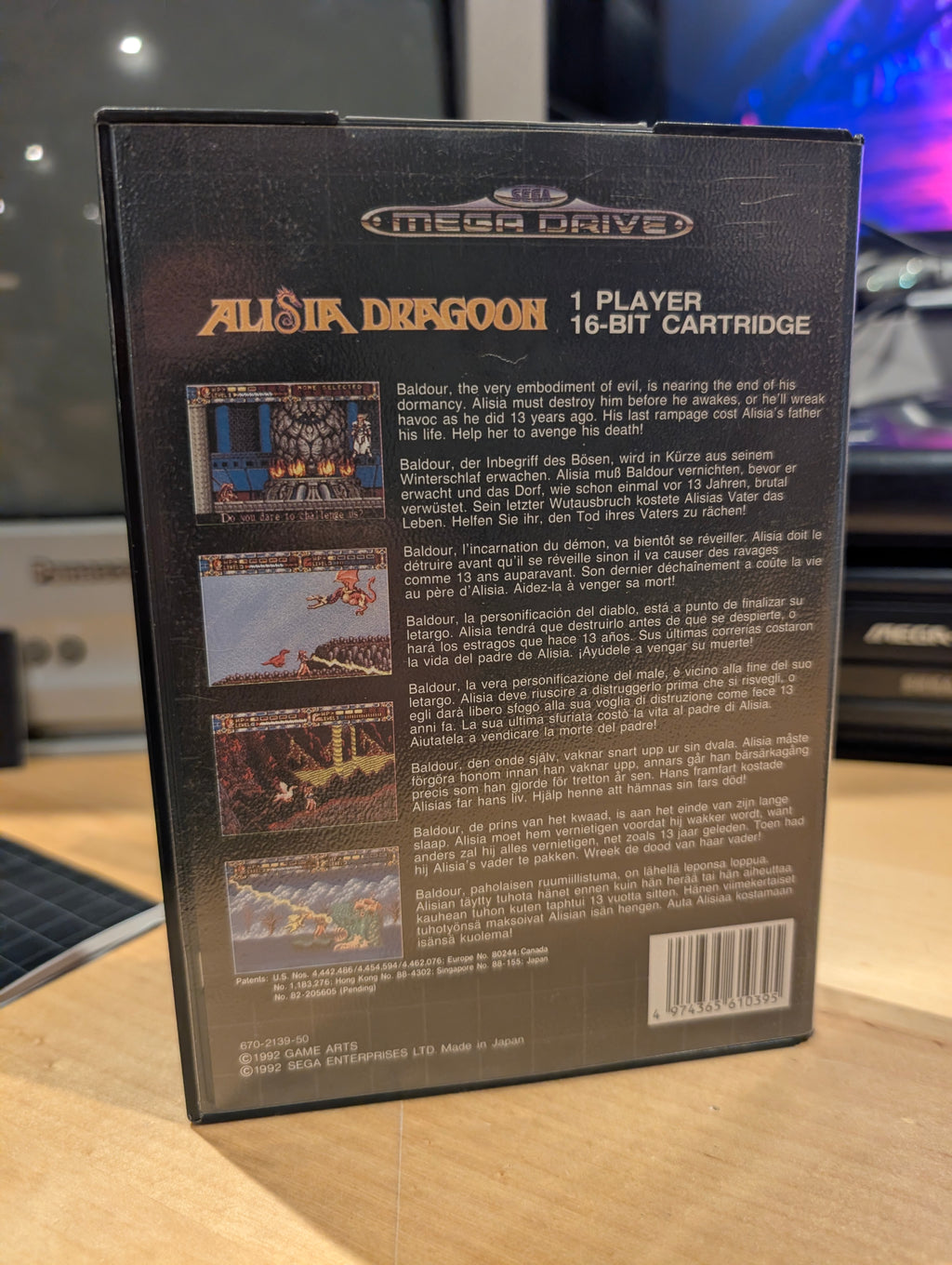Alisia Dragoon - Sega Mega Drive - CIB - VGC - Tested & Working
