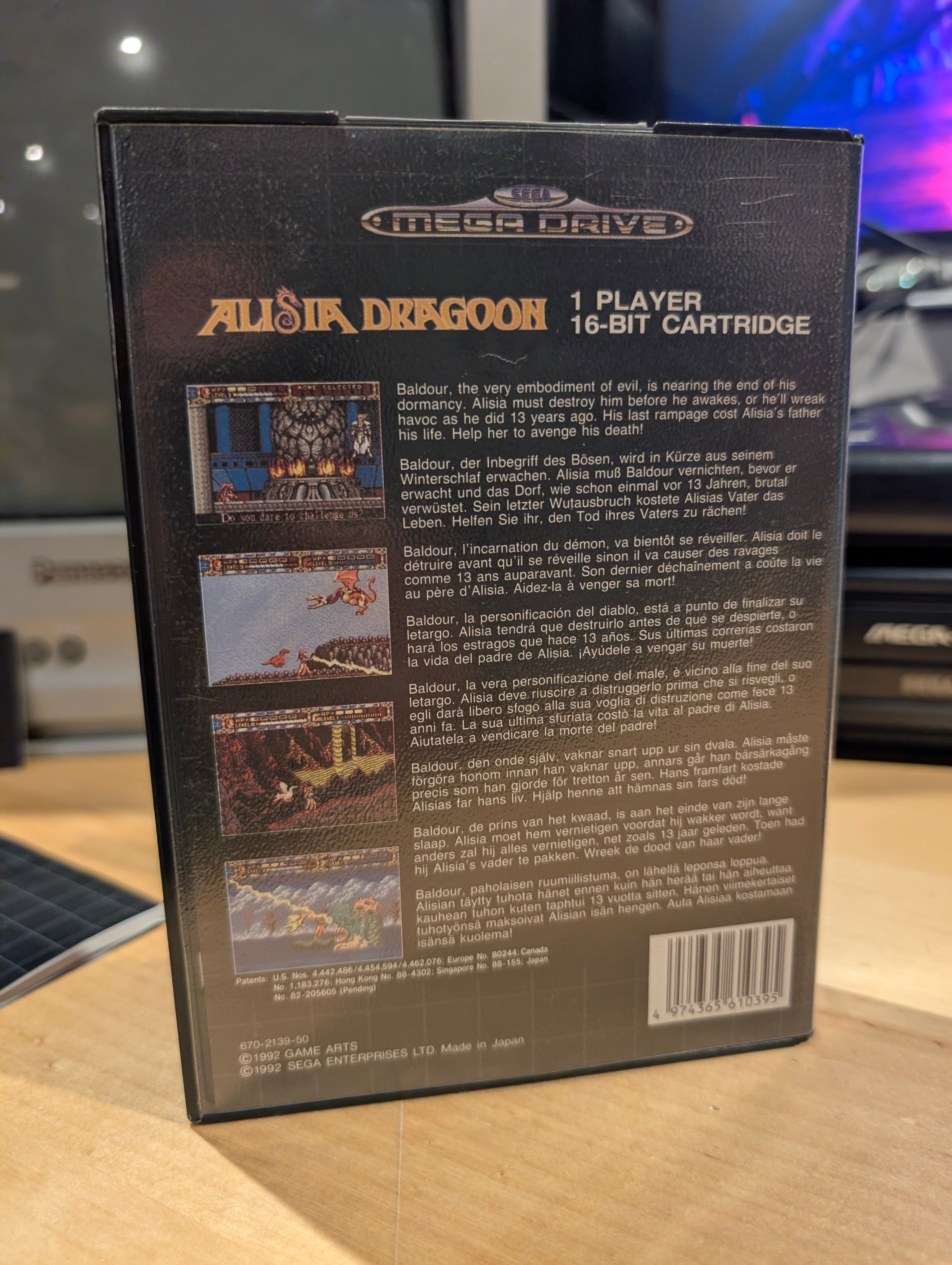 Alisia Dragoon - Sega Mega Drive - CIB - VGC - Tested & Working