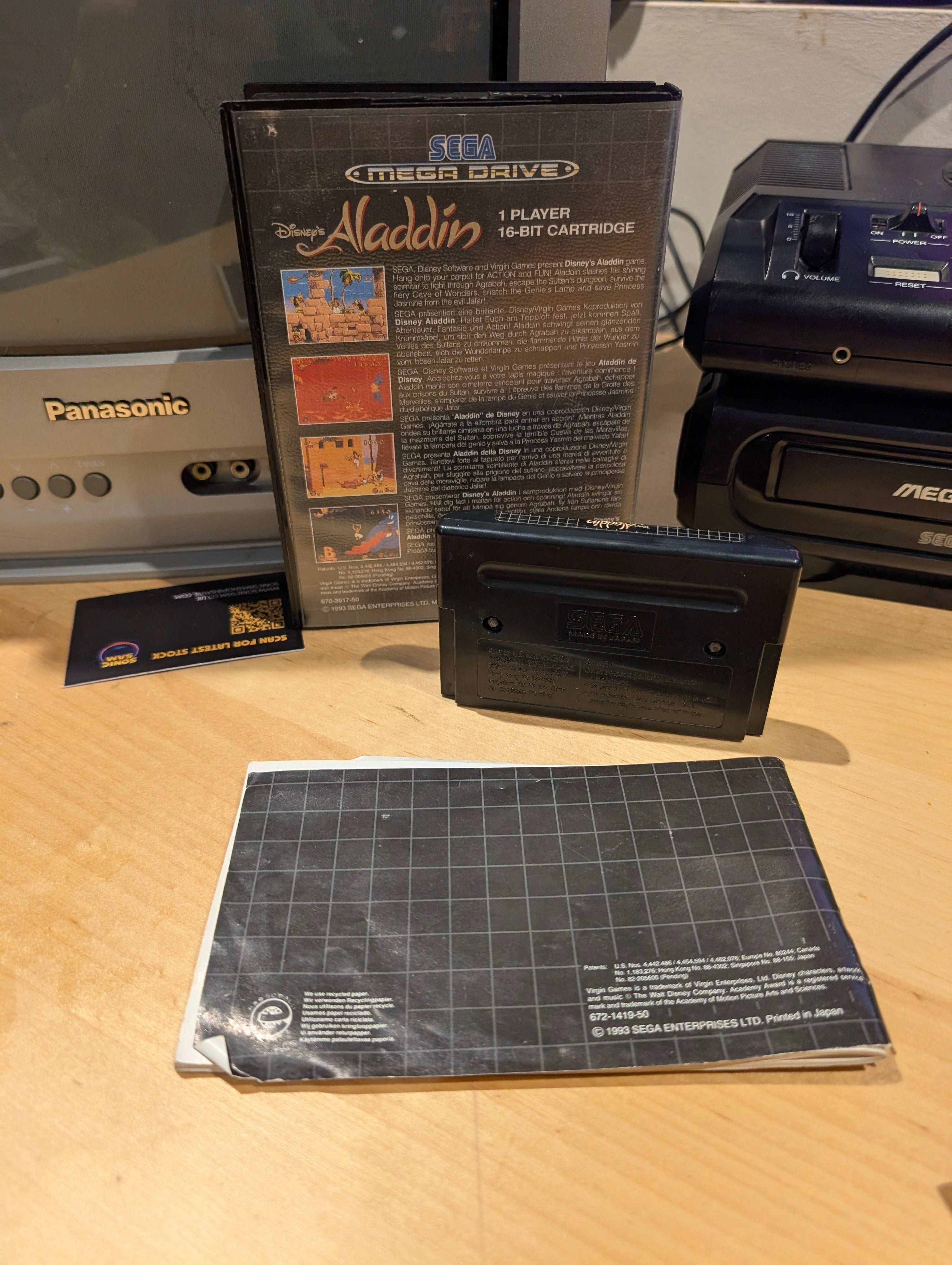 Aladdin - Sega Mega Drive - CIB - Tested & Working