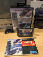 688 Attack Sub - Sega Mega Drive - CIB - Tested & Working