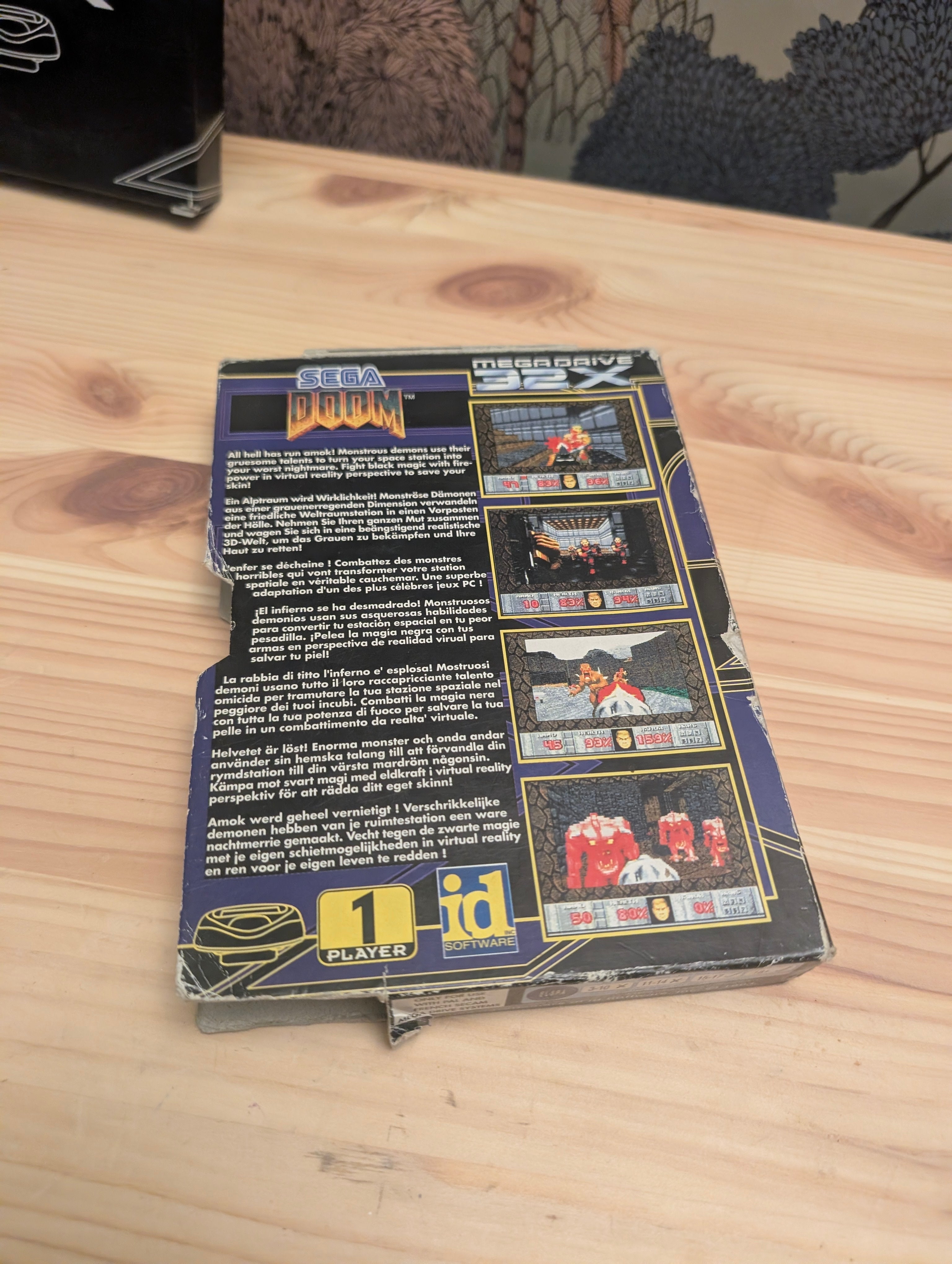 Doom - Sega 32X - CIB - Tested & Working