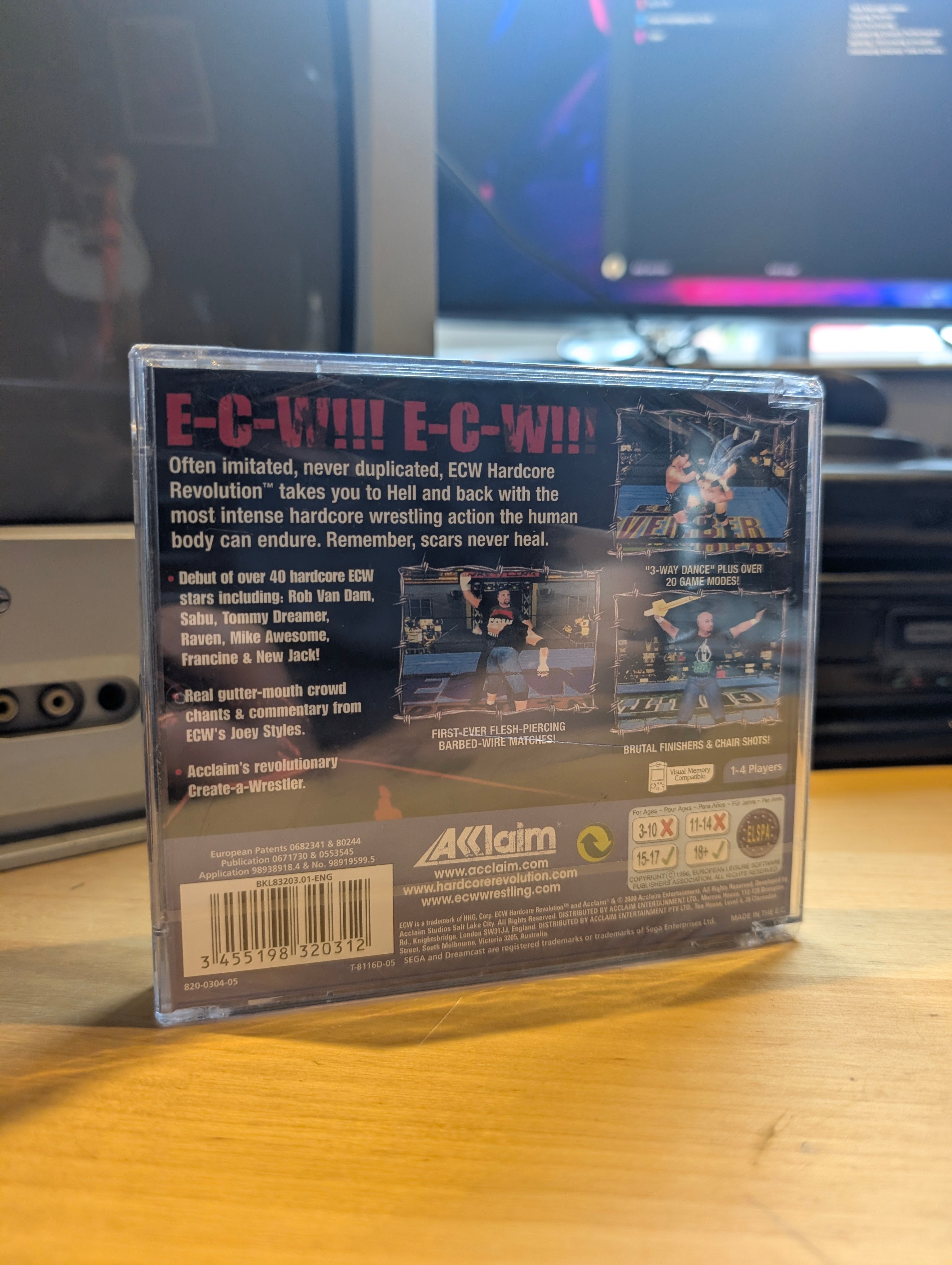 ECW Hardcore Revolution - Sega Dreamcast - CIB - Tested & Working