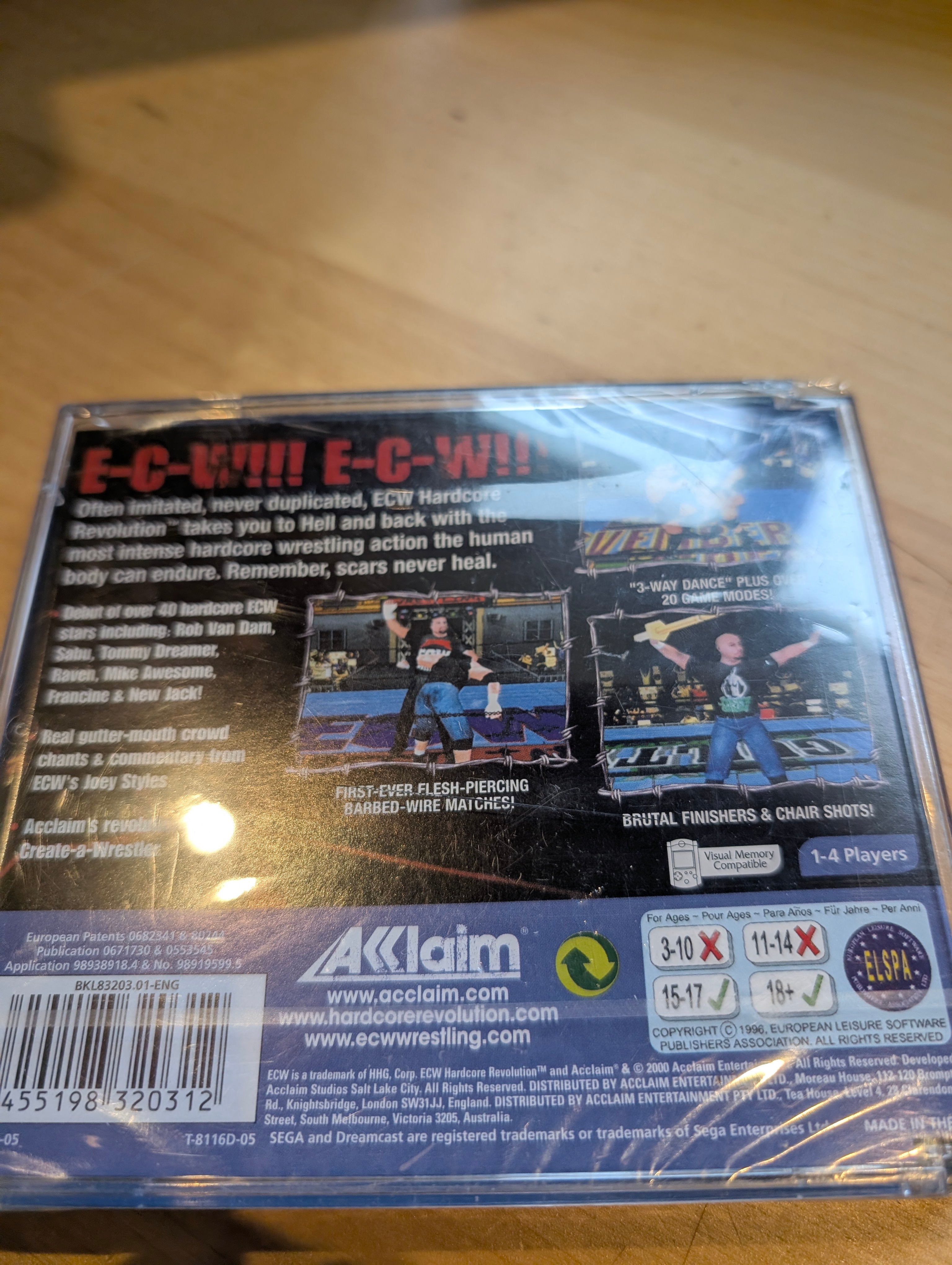 ECW Hardcore Revolution - Sega Dreamcast - CIB - Tested & Working