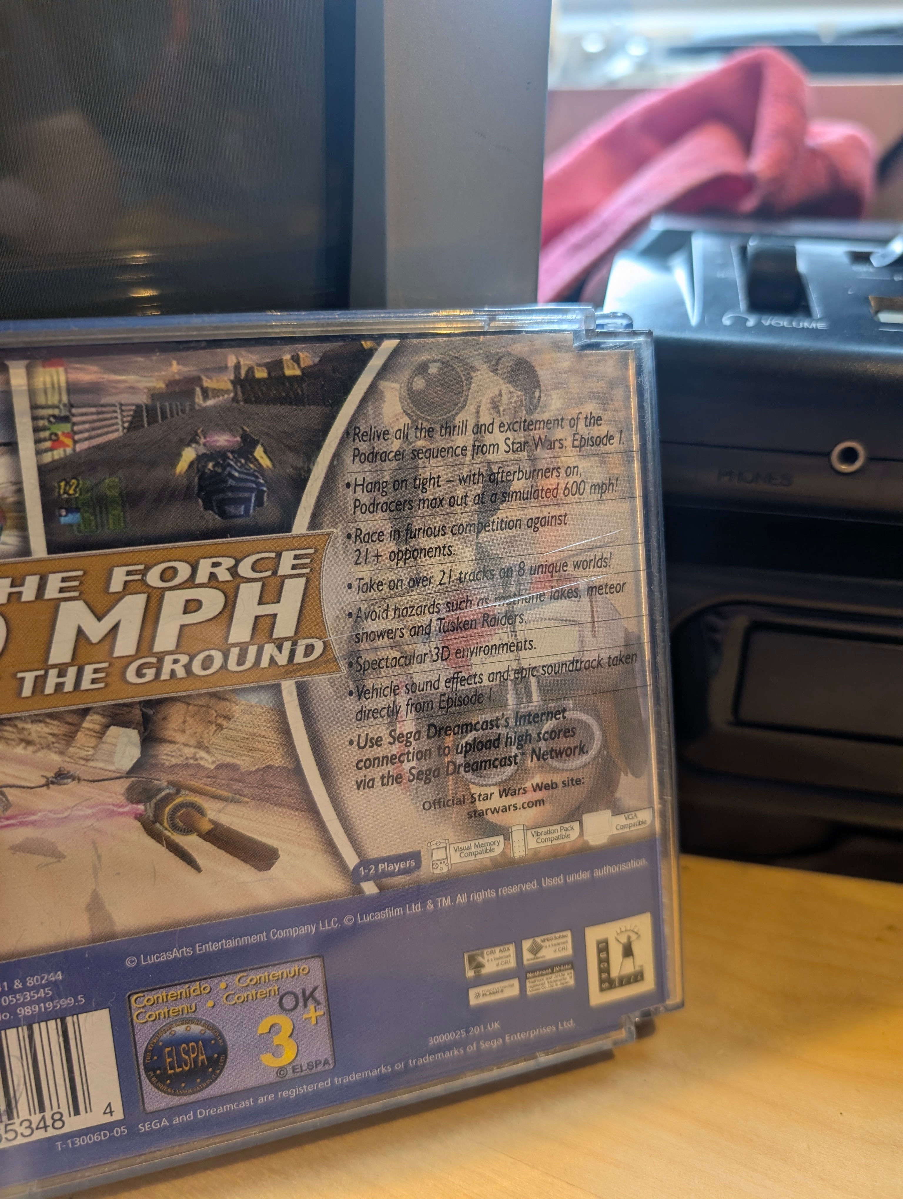 Star Wars Episode I: Racer - Sega Dreamcast - CIB - Tested & Working
