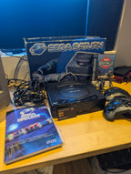 Sega Saturn With Sega Rally - Boxed with Cables & Games - Tested & Working