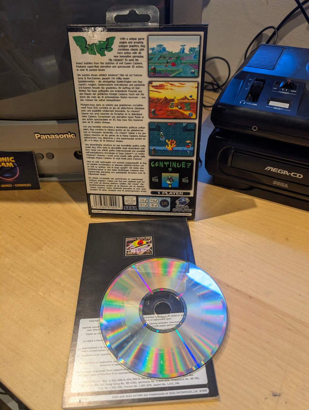 Bug! - Sega Saturn - CIB - Tested & Working
