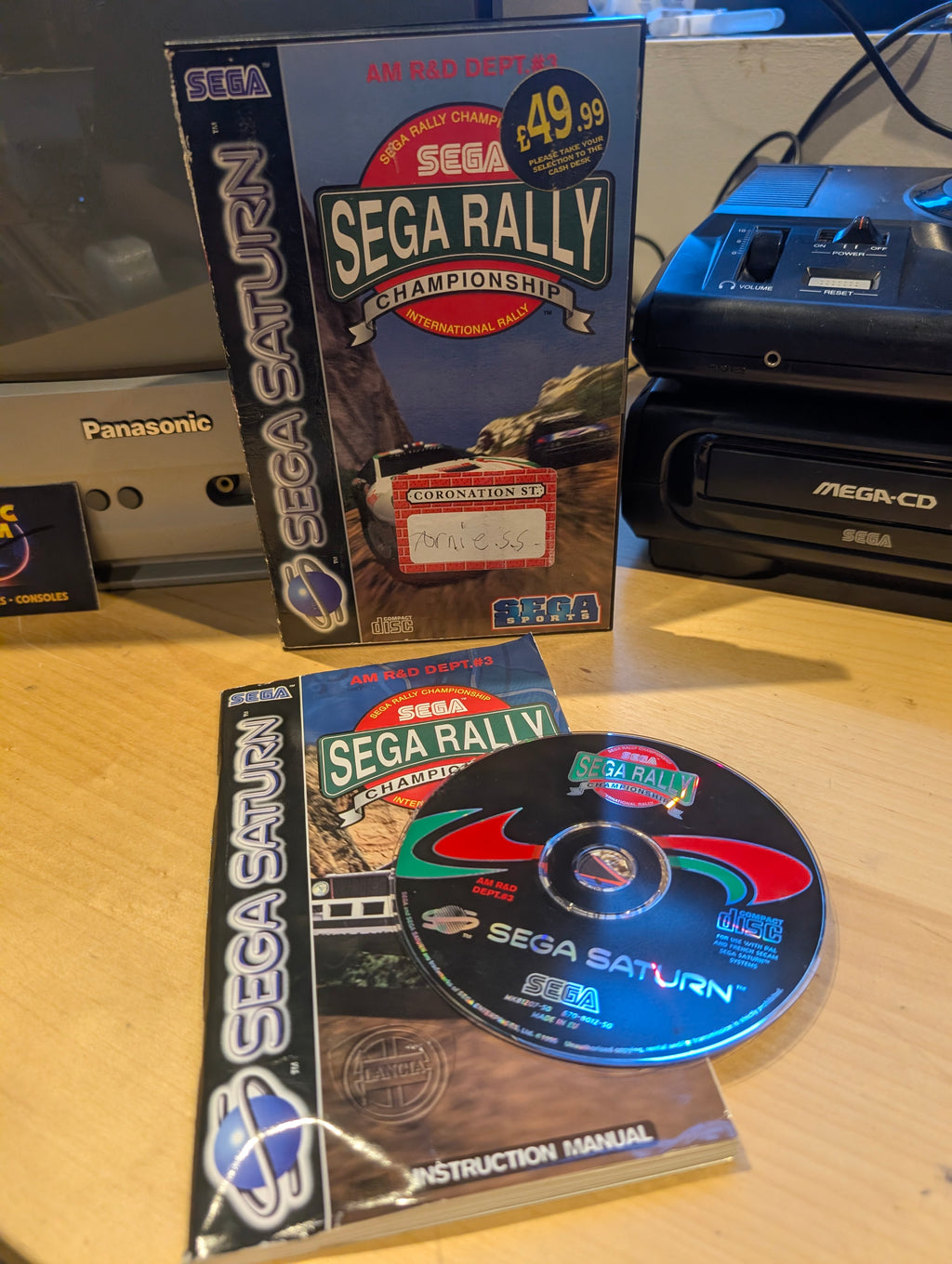 Sega Rally Championship_1 - Sega Saturn - CIB - Tested & Working
