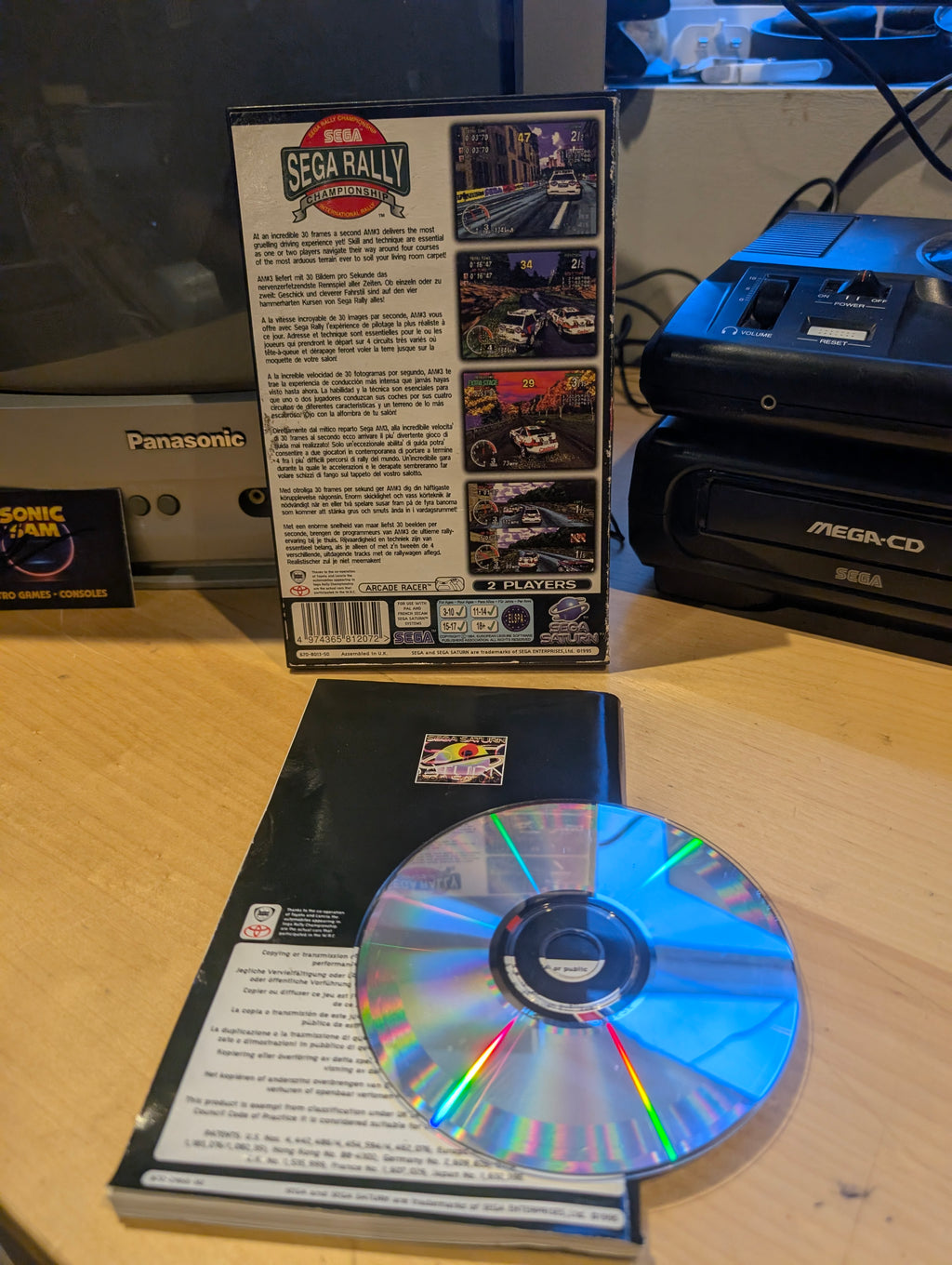 Sega Rally Championship_1 - Sega Saturn - CIB - Tested & Working