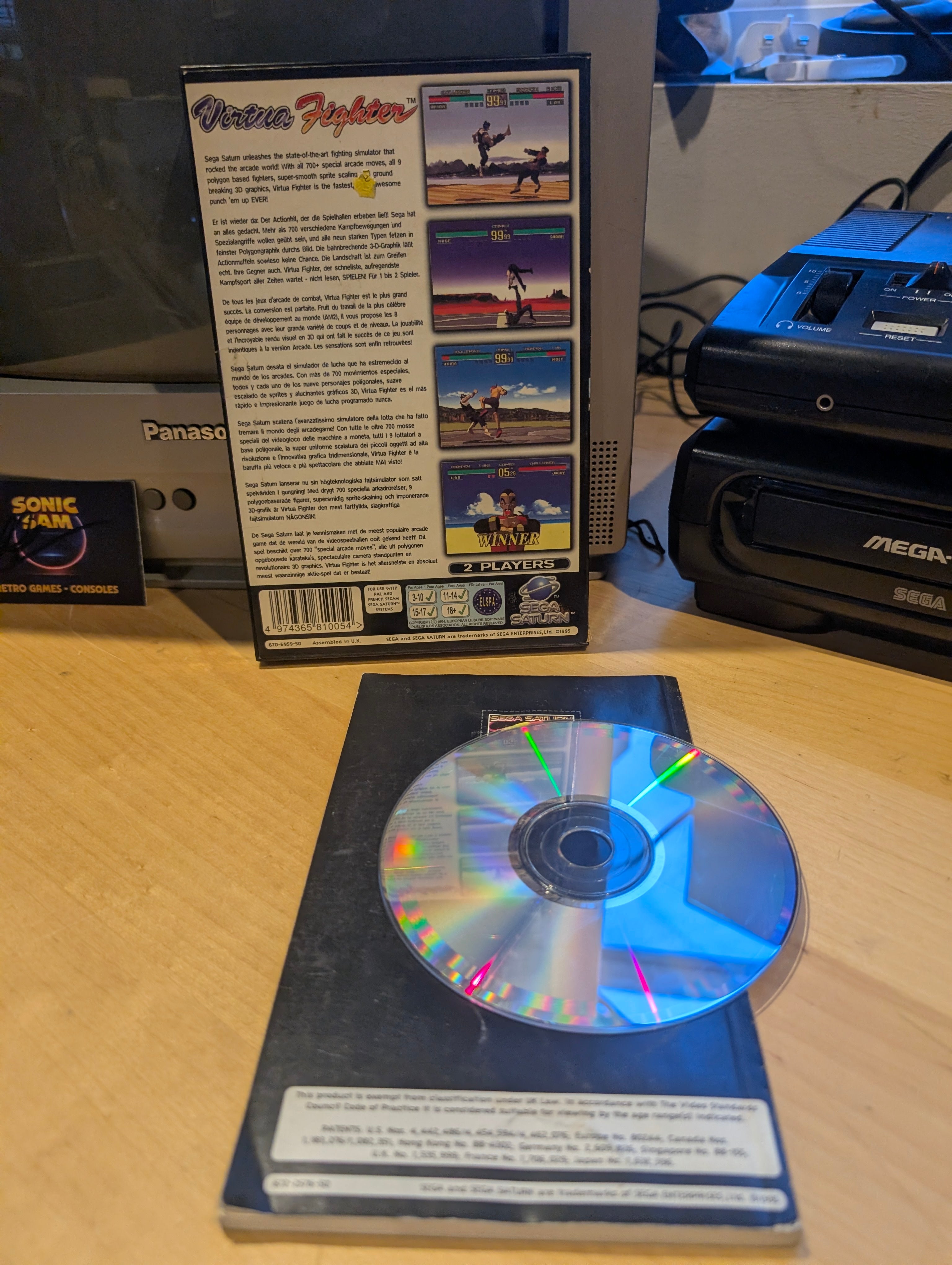 Virtua Fighter - Sega Saturn - CIB - Tested & Working
