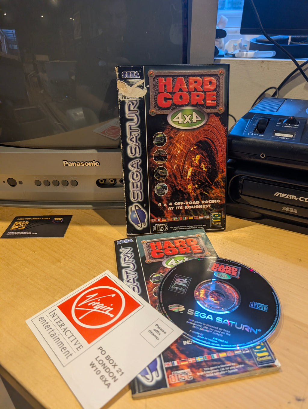 Hardcore 4x4 - Sega Saturn - CIB - Tested & Working