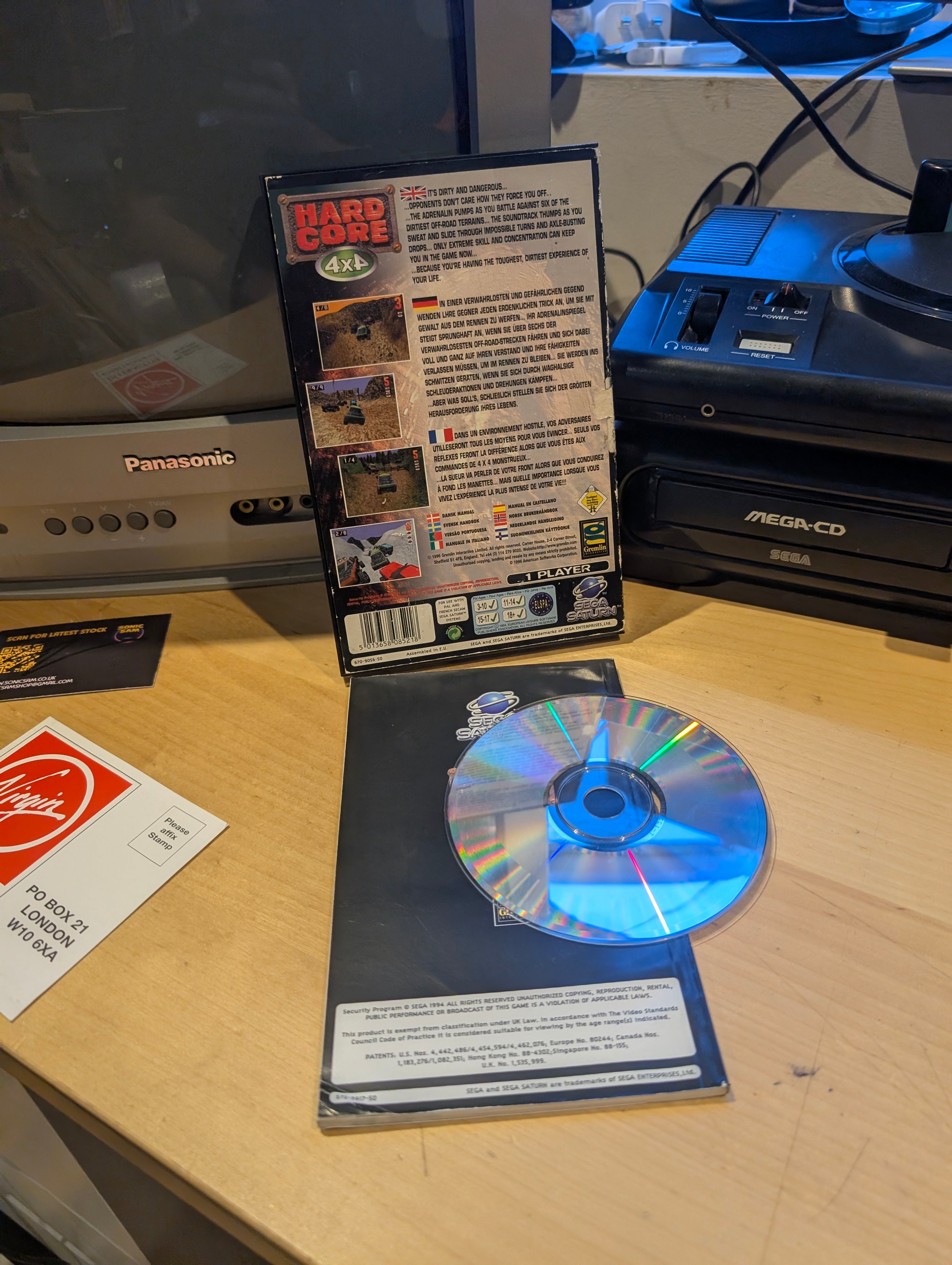 Hardcore 4x4 - Sega Saturn - CIB - Tested & Working