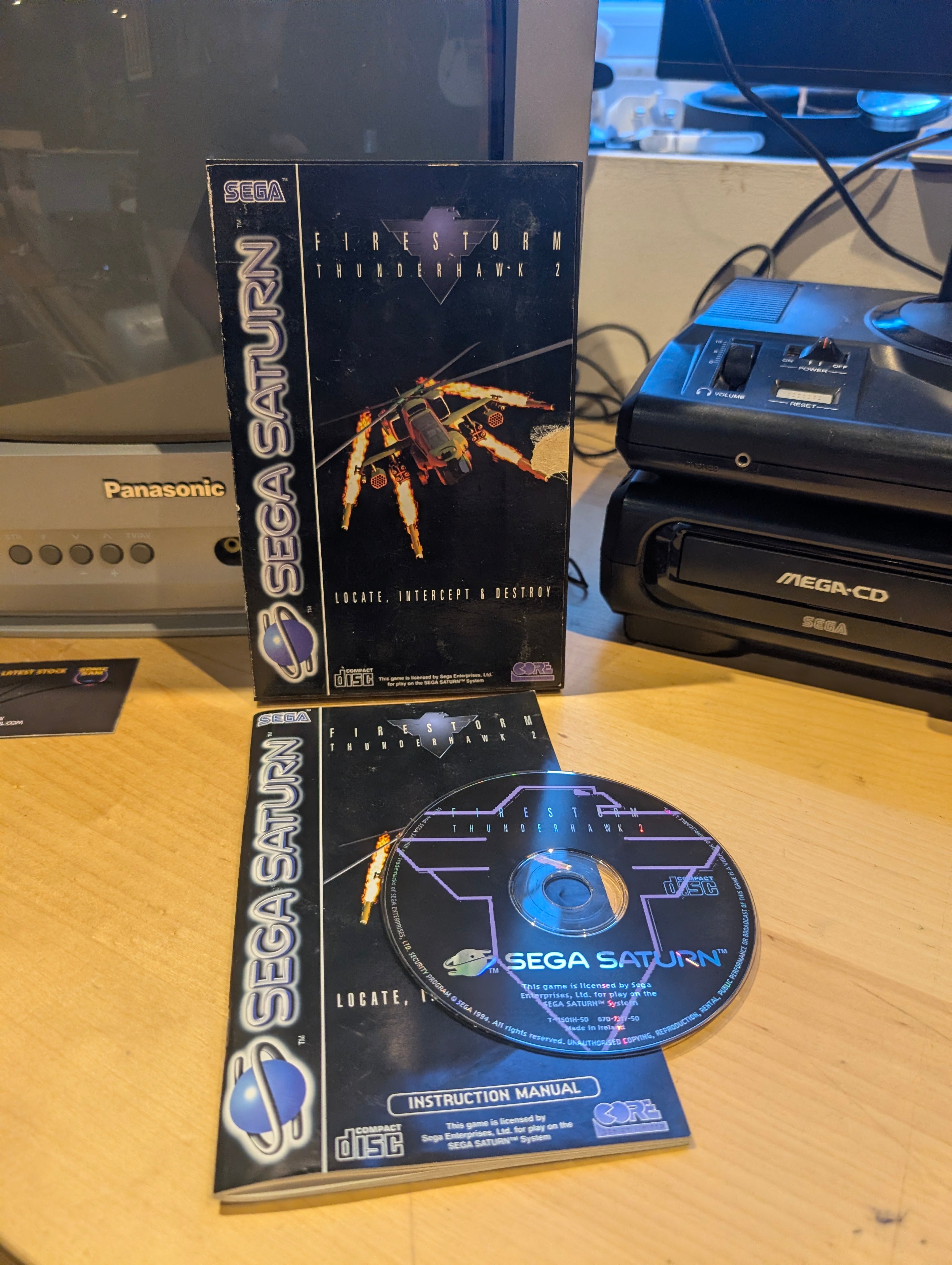 Firestorm: Thunderhawk 2 - Sega Saturn - CIB - Tested & Working