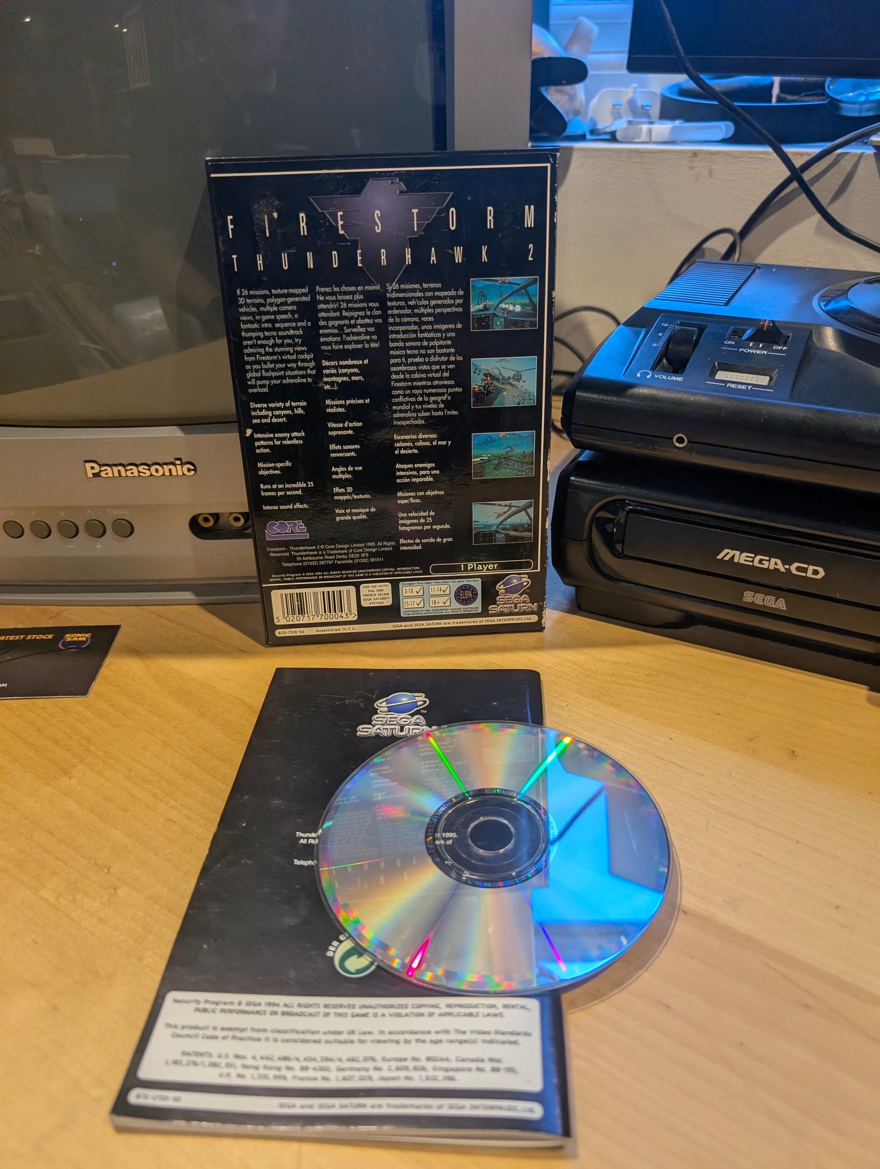 Firestorm: Thunderhawk 2 - Sega Saturn - CIB - Tested & Working