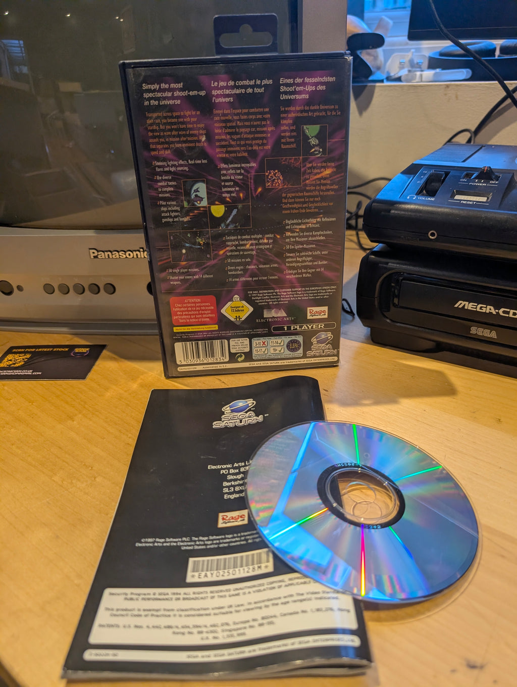 Darklight Conflict - Sega Saturn - CIB - Tested & Working