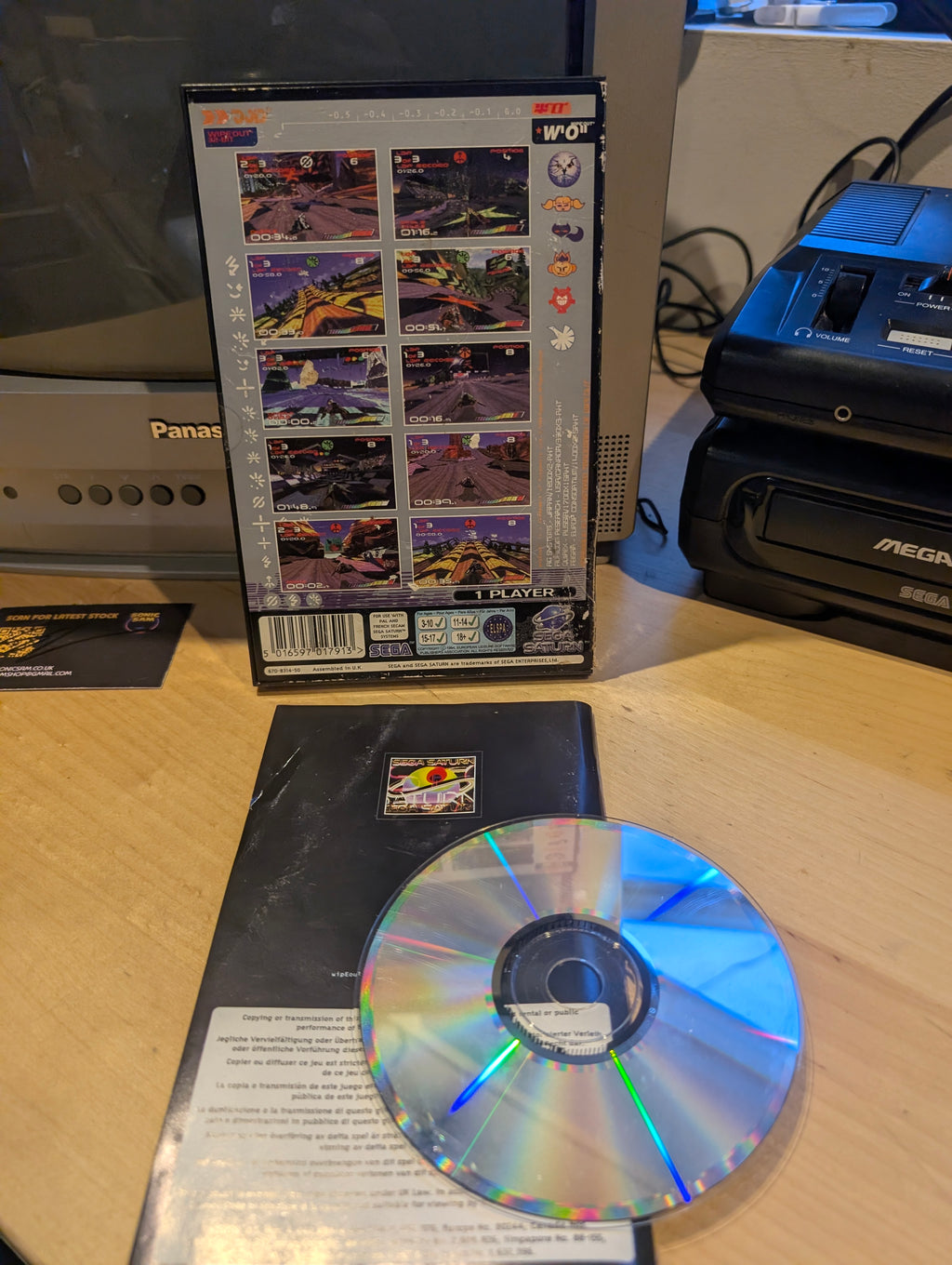 Wipeout - Sega Saturn - CIB - Tested & Working