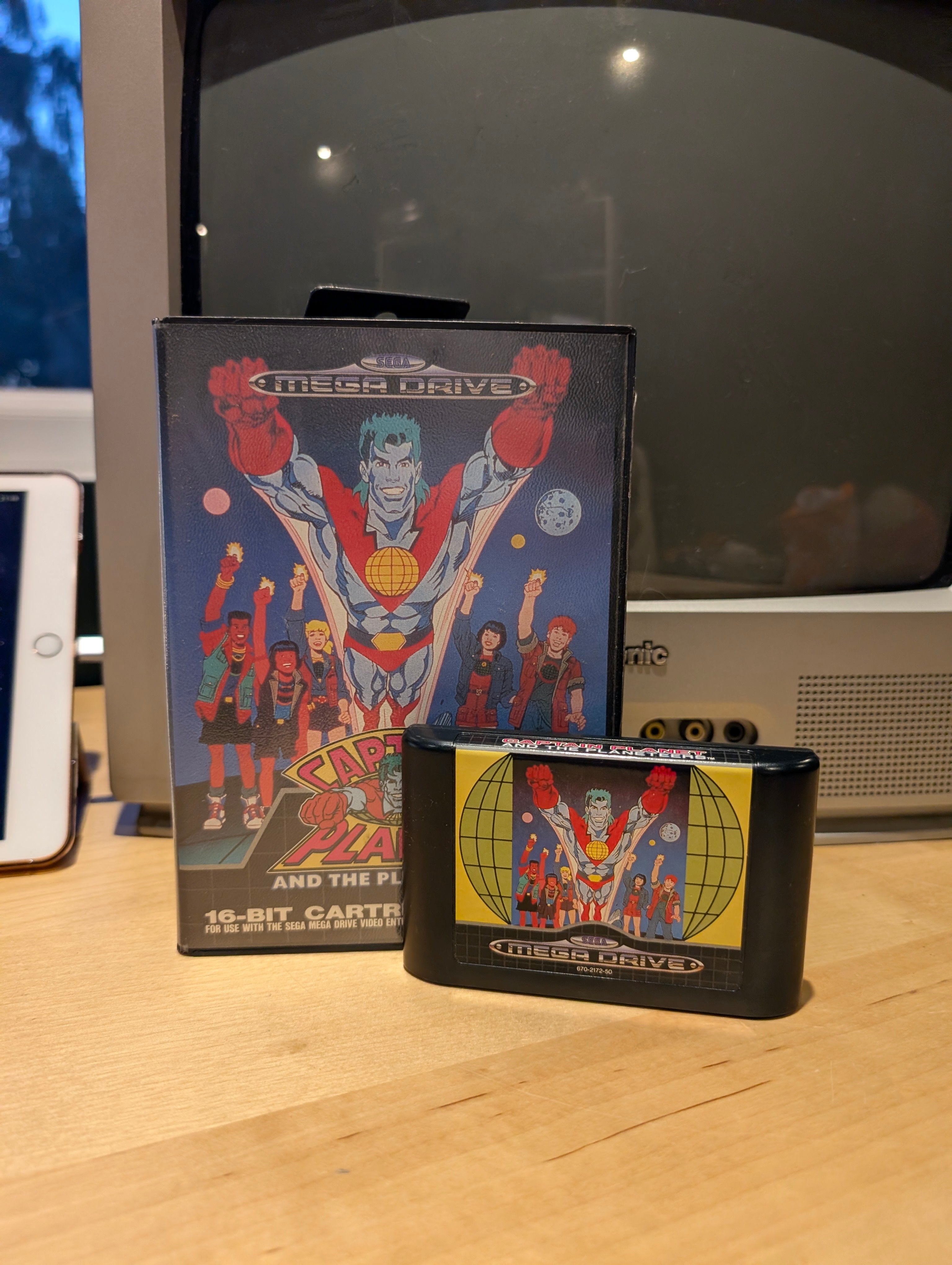 Captain Planet - Sega Mega Drive - Box No Manual