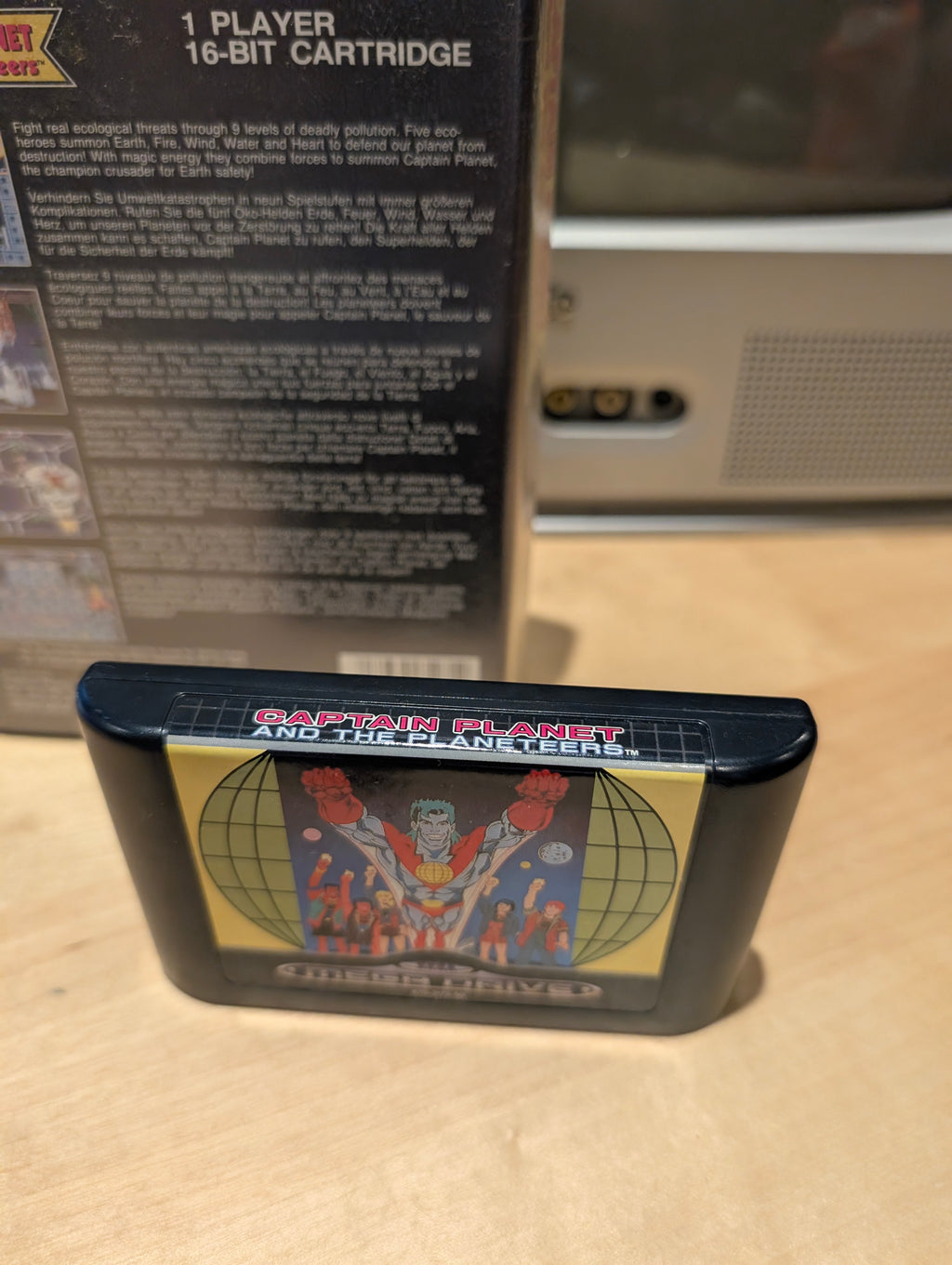 Captain Planet - Sega Mega Drive - Box No Manual