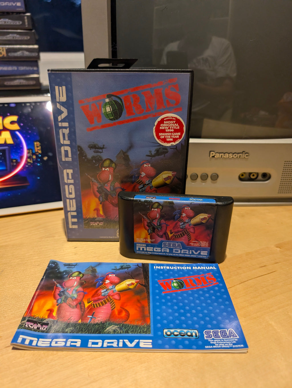 Worms - Sega Mega Drive - CIB - Mint