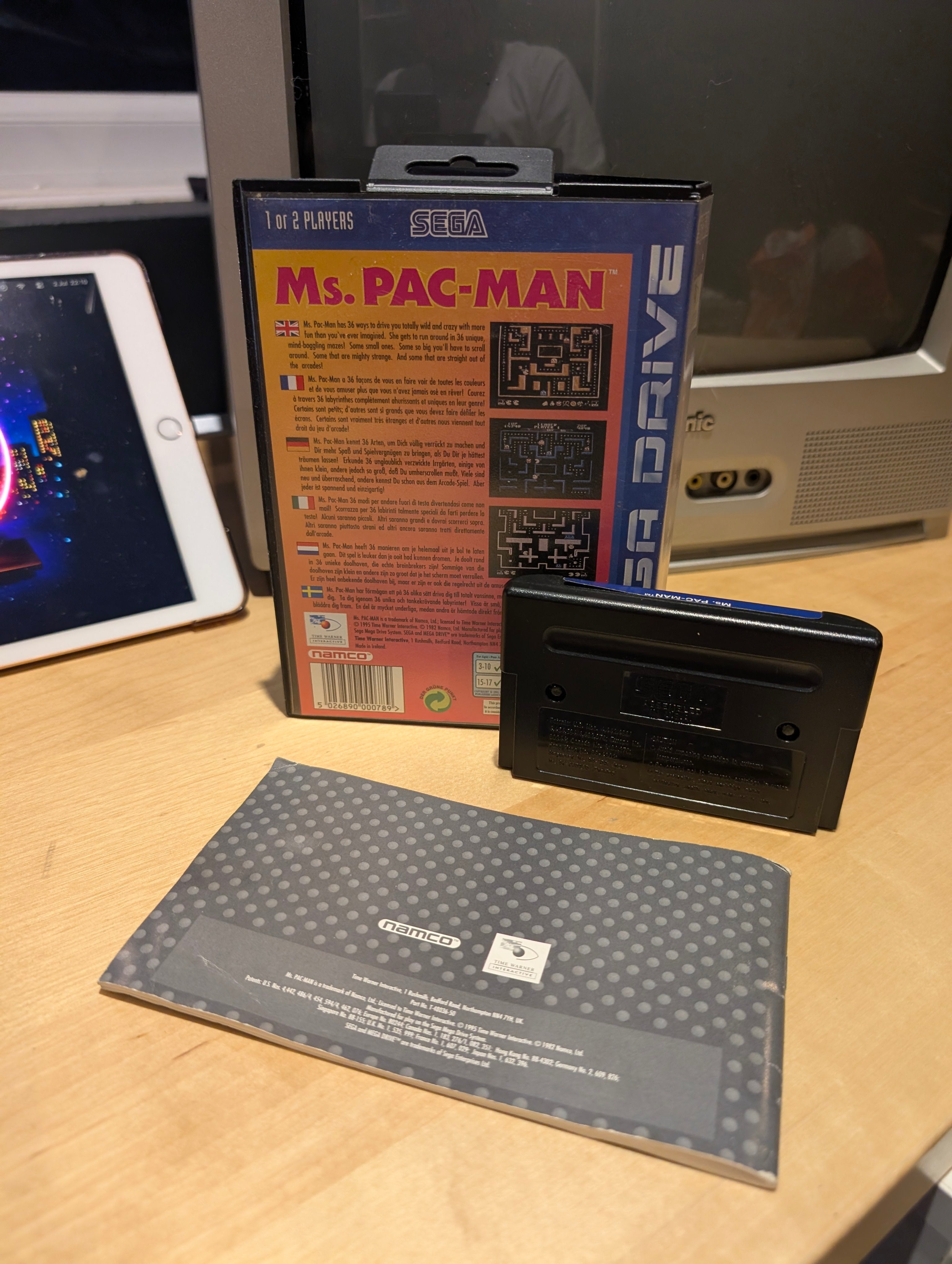 Ms Pacman - Sega Mega Drive - CIB