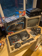 Sega Mega Drive 2  + Boxed Mega CD 2 Bundle - 2 Controllers - Tested & Working