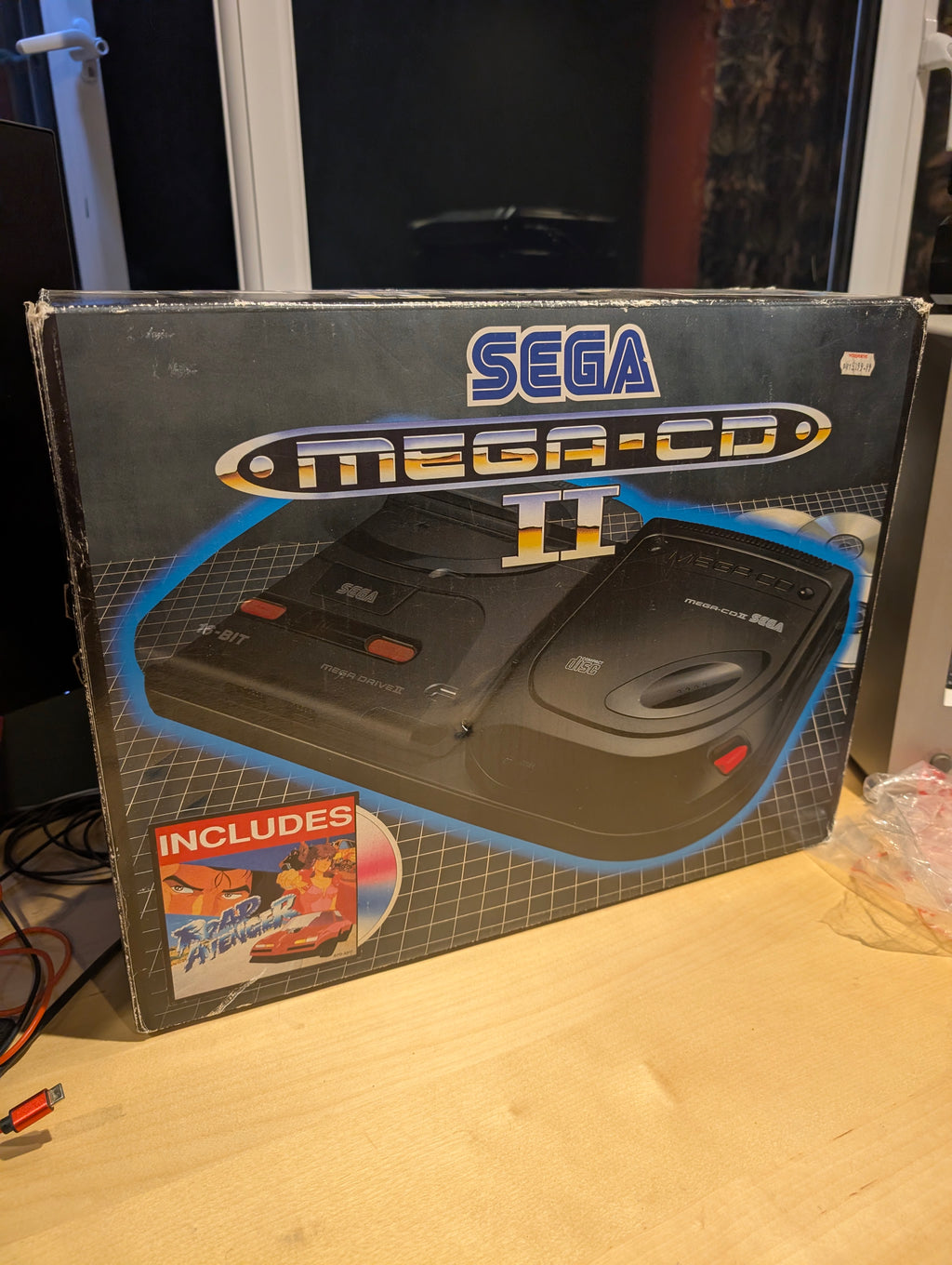 Sega Mega Drive 2  + Boxed Mega CD 2 Bundle - 2 Controllers - Tested & Working