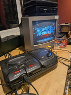 Sega Mega Drive 2  + Boxed Mega CD 2 Bundle - 2 Controllers - Tested & Working