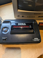 Sega Master System II Console Bundle - Alex Kidd Built-In - 2 Games - Tested