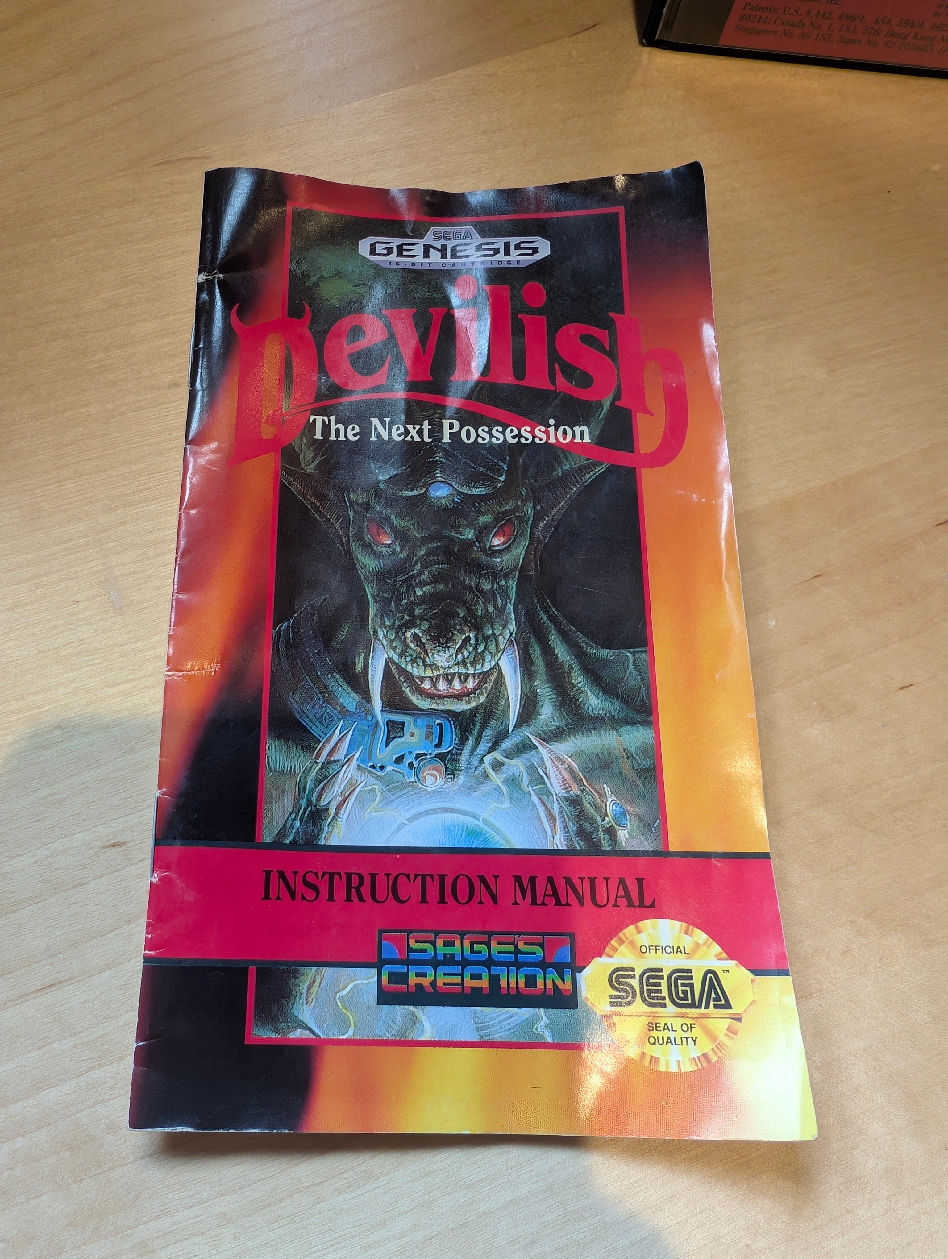 Devilish - Sega Genesis - CIB - NTSC (USA) - Tested & Working